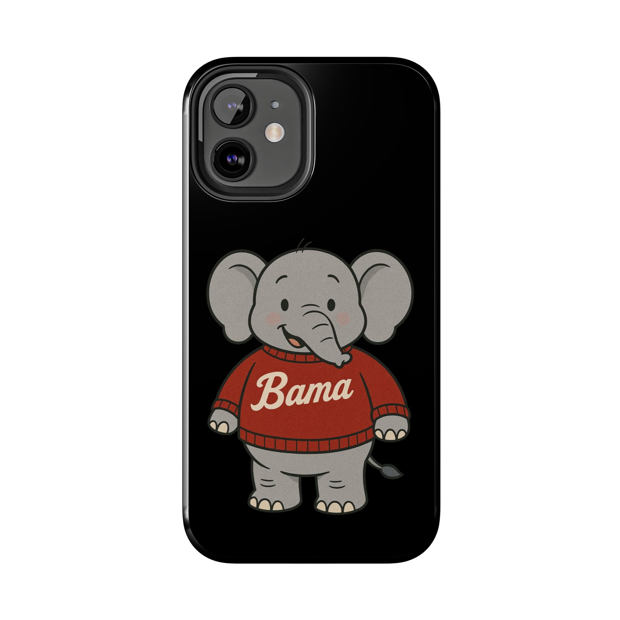 Alabama Elephant Tough Phone Case | Perfect for Alabama Fans | Gift for College Students | College Merchandise | Bama Unique Phone Cover