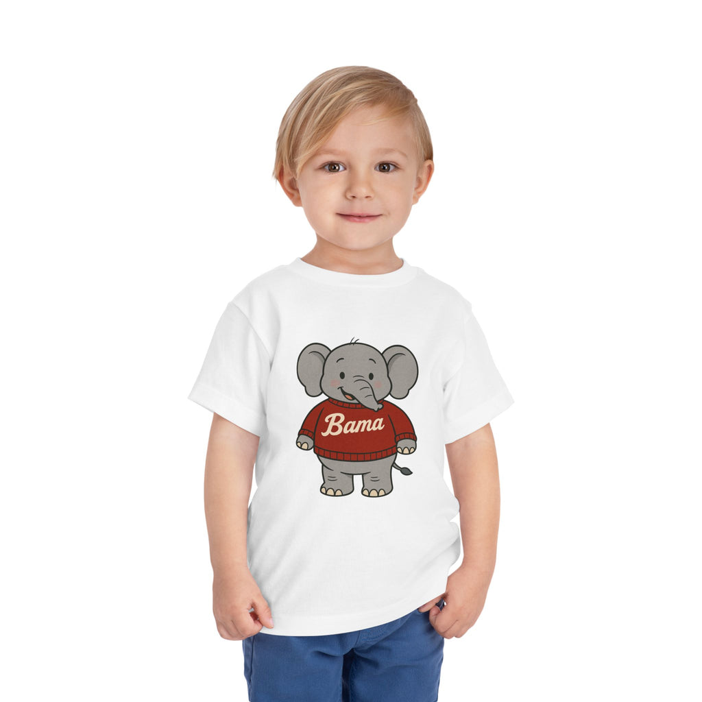 Alabama Elephant Toddler Tee (2T-5T) | Cute Baby Shirt | Children's Apparel |  Birthday Gift | Baby Shower Present
