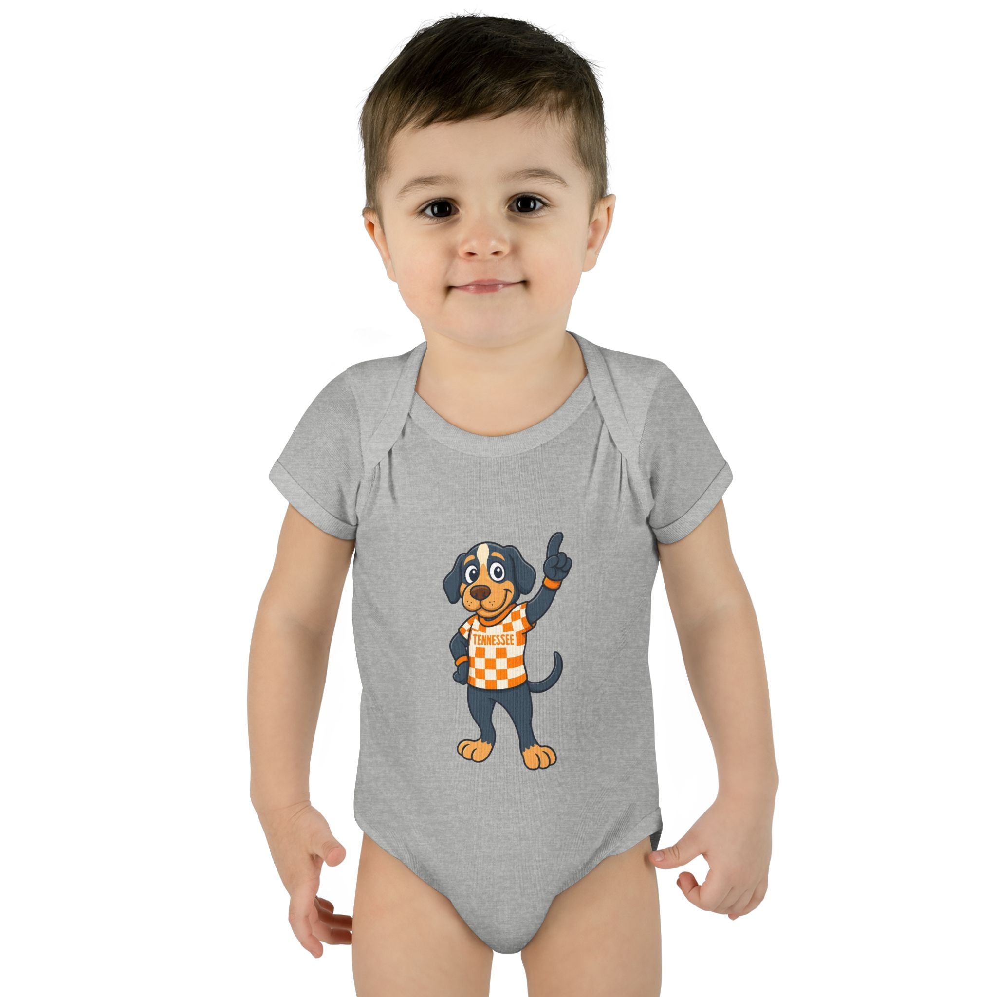 Tennessee Dog Infant Bodysuit (NB-24M) | Cute Baby Outfit | Newborn Gift | Baby Shower Gift for Tennessee Football Fan