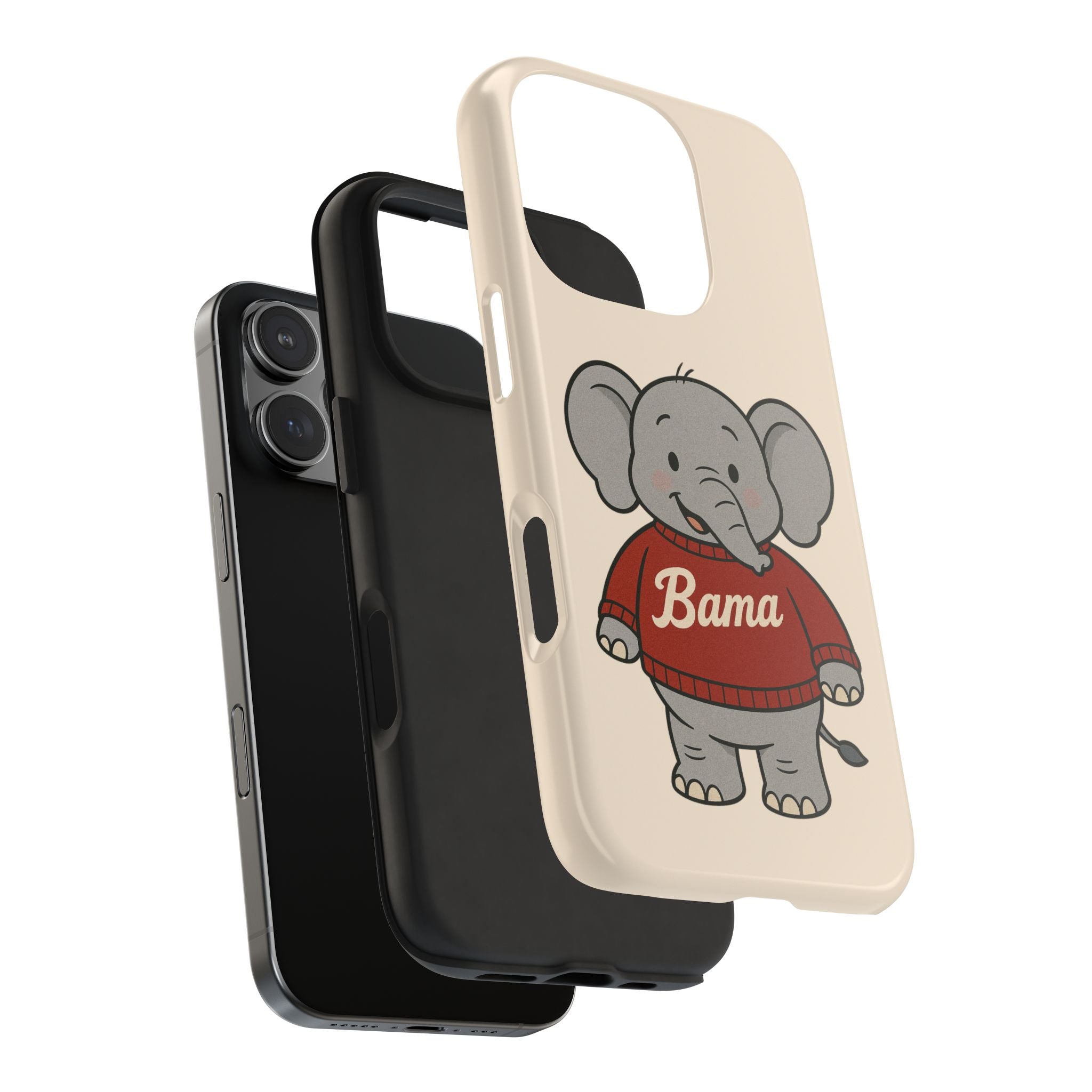 Alabama Phone Cases | Tough Bama Cases | Cute Animal Cases | Gifts for Students | Birthday Phone Accessories