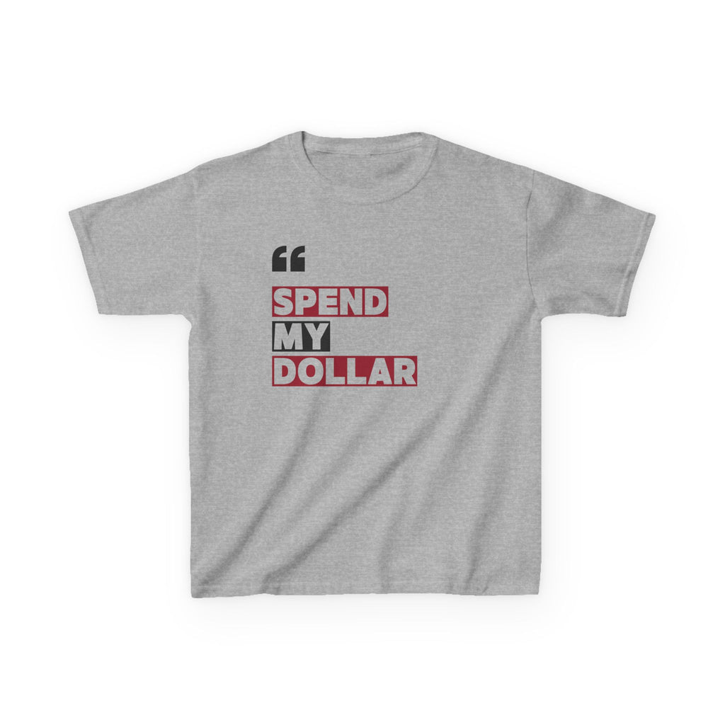 Spend My Dollar Alabama Football Youth Graphic Tee (XS-XL) | Unisex Kids T-Shirt | Tuscaloosa Tee Shirt Birthday Gifts