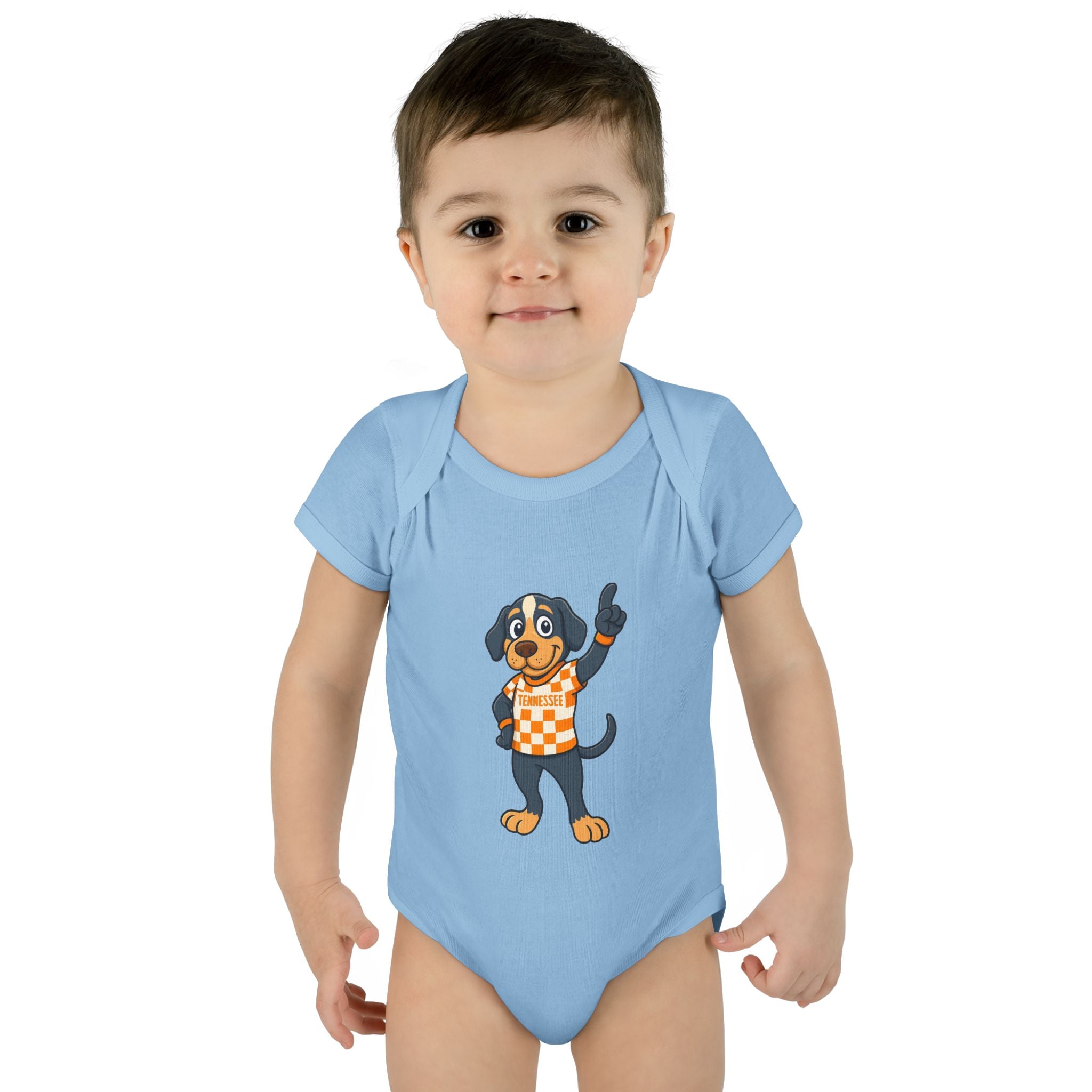 Tennessee Dog Infant Bodysuit (NB-24M) | Cute Baby Outfit | Newborn Gift | Baby Shower Gift for Tennessee Football Fan