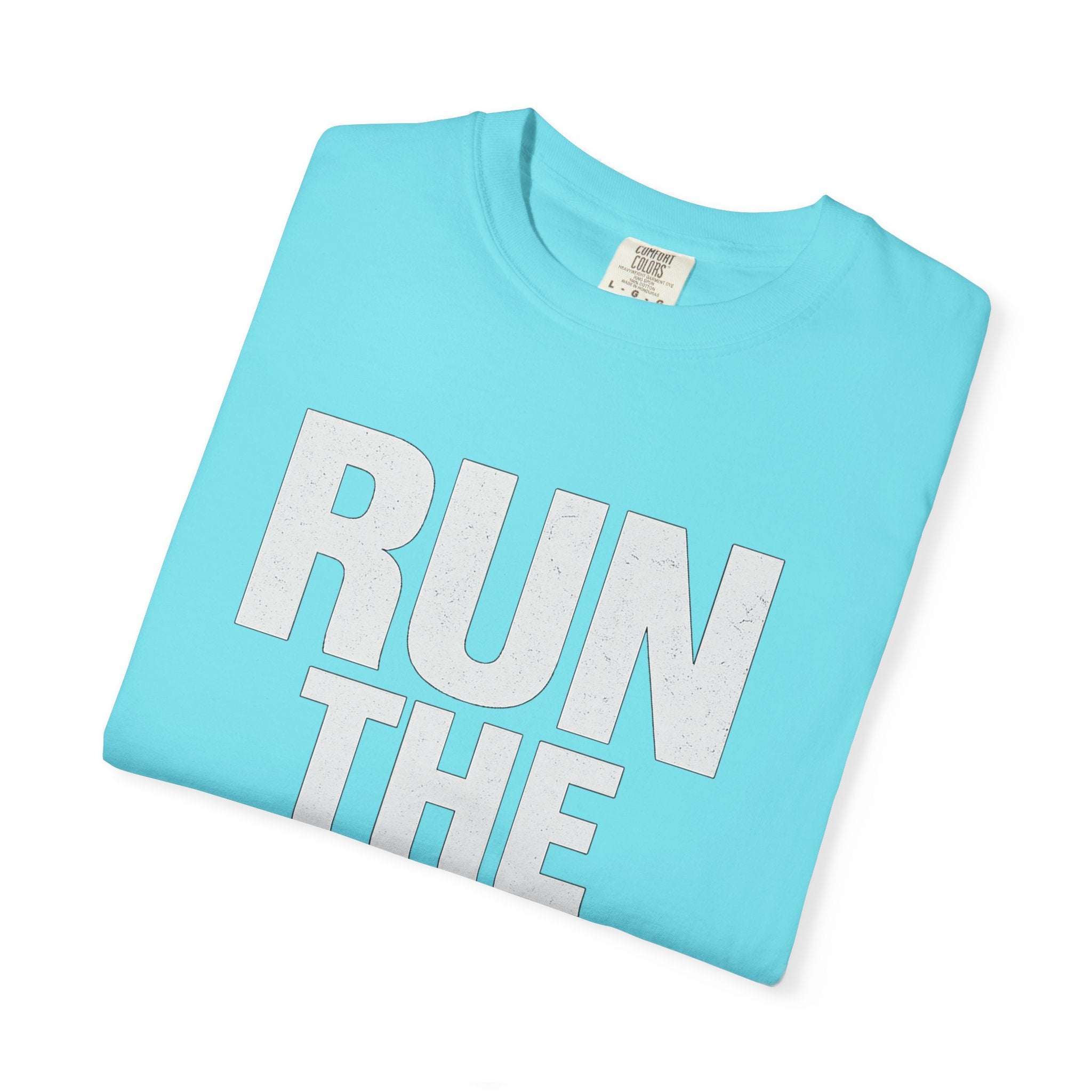 Run the Damn Ball Shirt | Funny Football Game Day T-Shirt | Offensive Line Coach Gift | Tailgate Apparel Comfort Colors