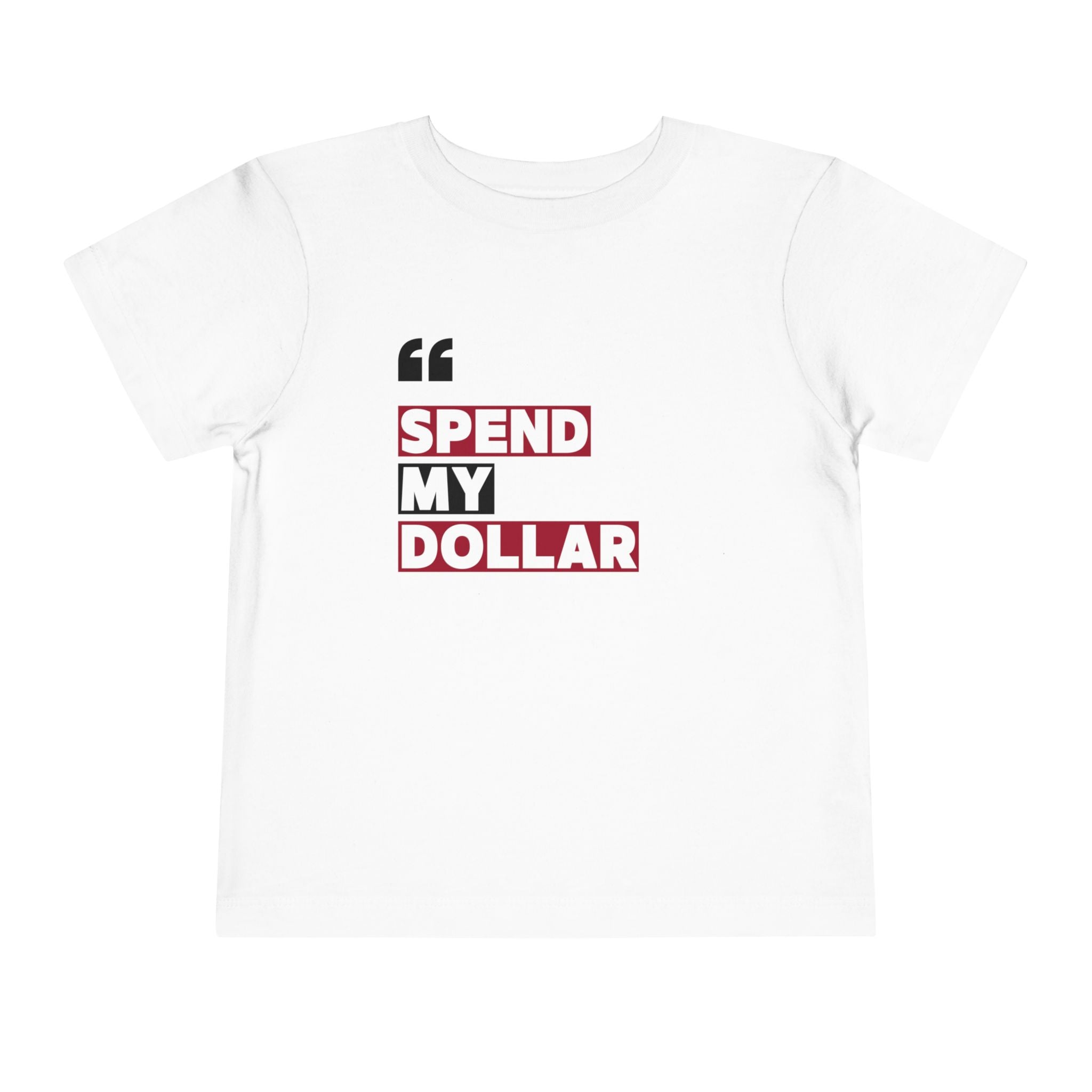 Alabama Toddler Spend My Dollar Short Sleeve Tee (2T-5T) |  Tuscaloosa T-Shirt  | Cute Gift for Kids