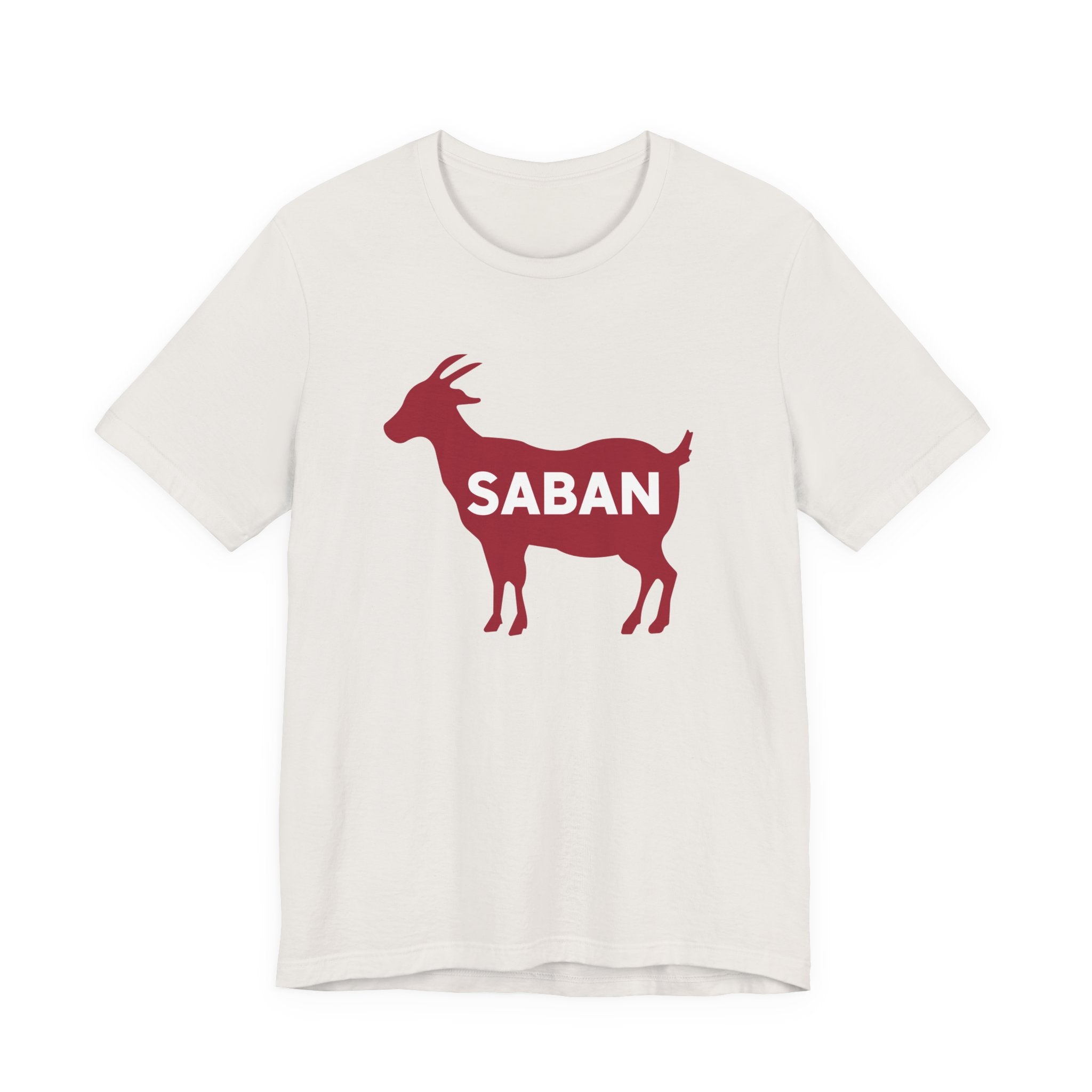 Saban Goat Unisex Jersey Tee, Casual Wear, Gift for Animal Lovers, Farm-Themed Fashion, Birthday or Holiday Gift