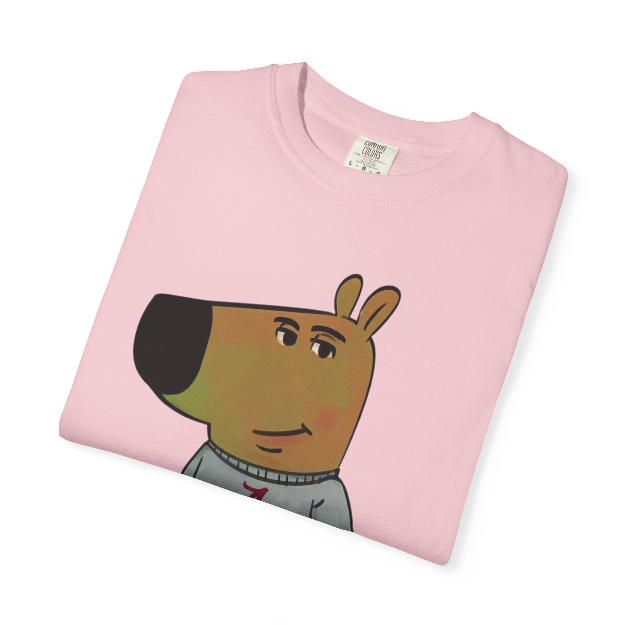 Alabama Chill Guy Shirt | College Football Character Tee | Unisex Cotton T-Shirt | Cartoon Graphic Shirt | Gift for Dog Lovers