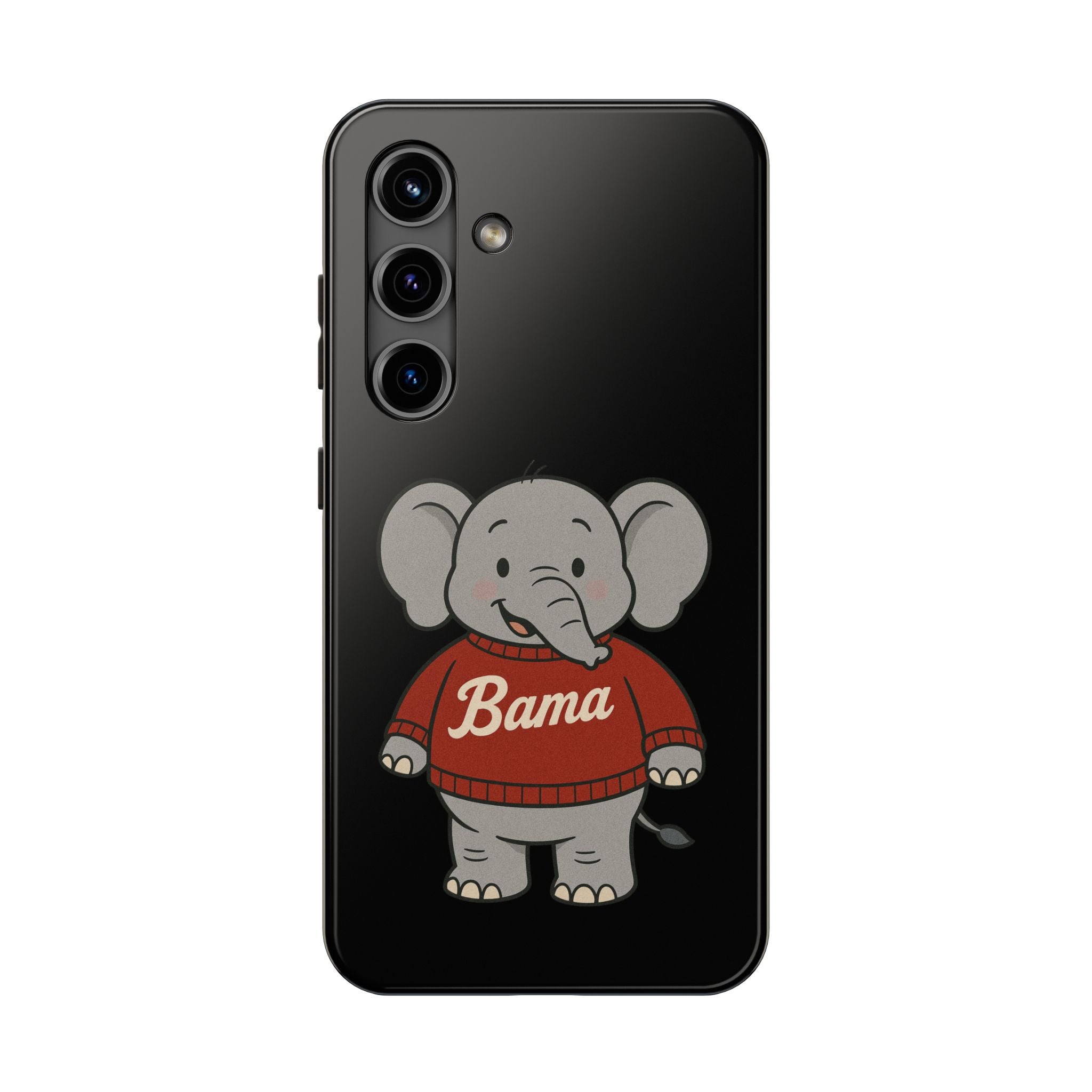 Alabama Elephant Tough Phone Case | Perfect for Alabama Fans | Gift for College Students | College Merchandise | Bama Unique Phone Cover