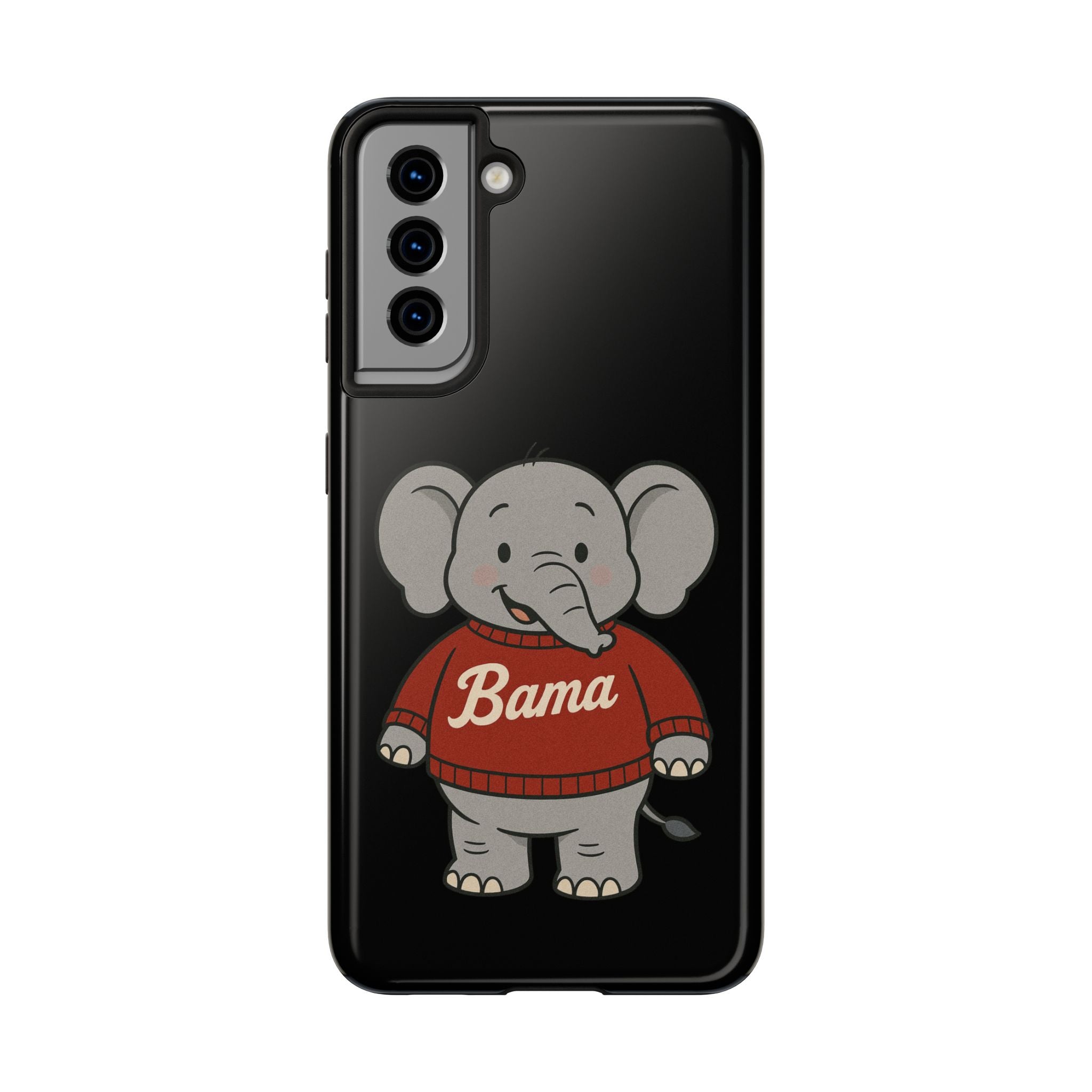 Alabama Elephant Tough Phone Case | Perfect for Alabama Fans | Gift for College Students | College Merchandise | Bama Unique Phone Cover