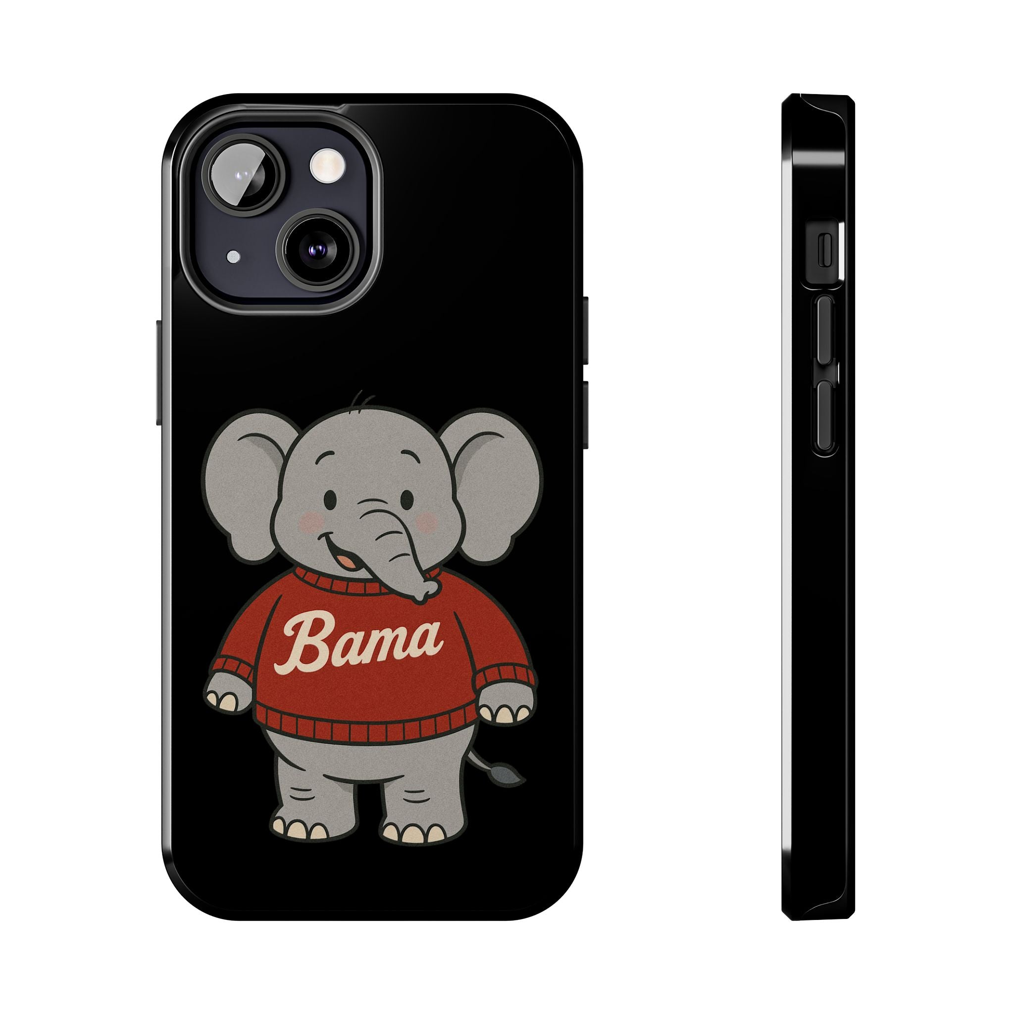 Alabama Elephant Tough Phone Case | Perfect for Alabama Fans | Gift for College Students | College Merchandise | Bama Unique Phone Cover