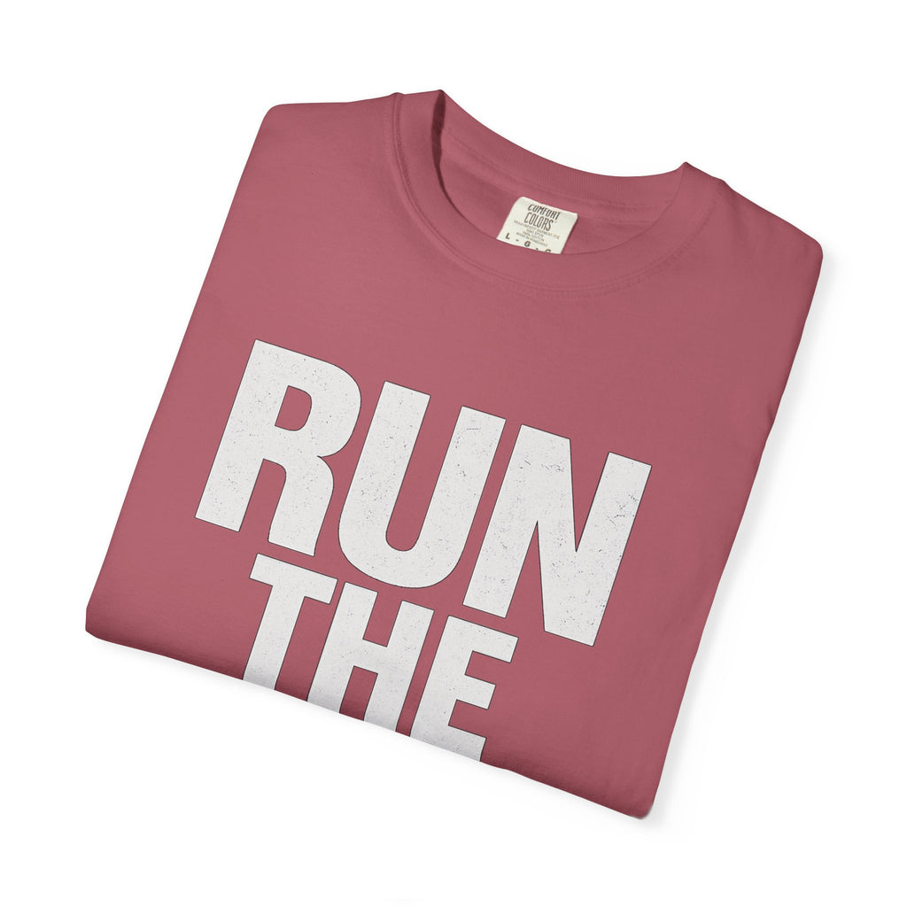 Run the Damn Ball Shirt | Funny Football Game Day T-Shirt | Offensive Line Coach Gift | Tailgate Apparel Comfort Colors