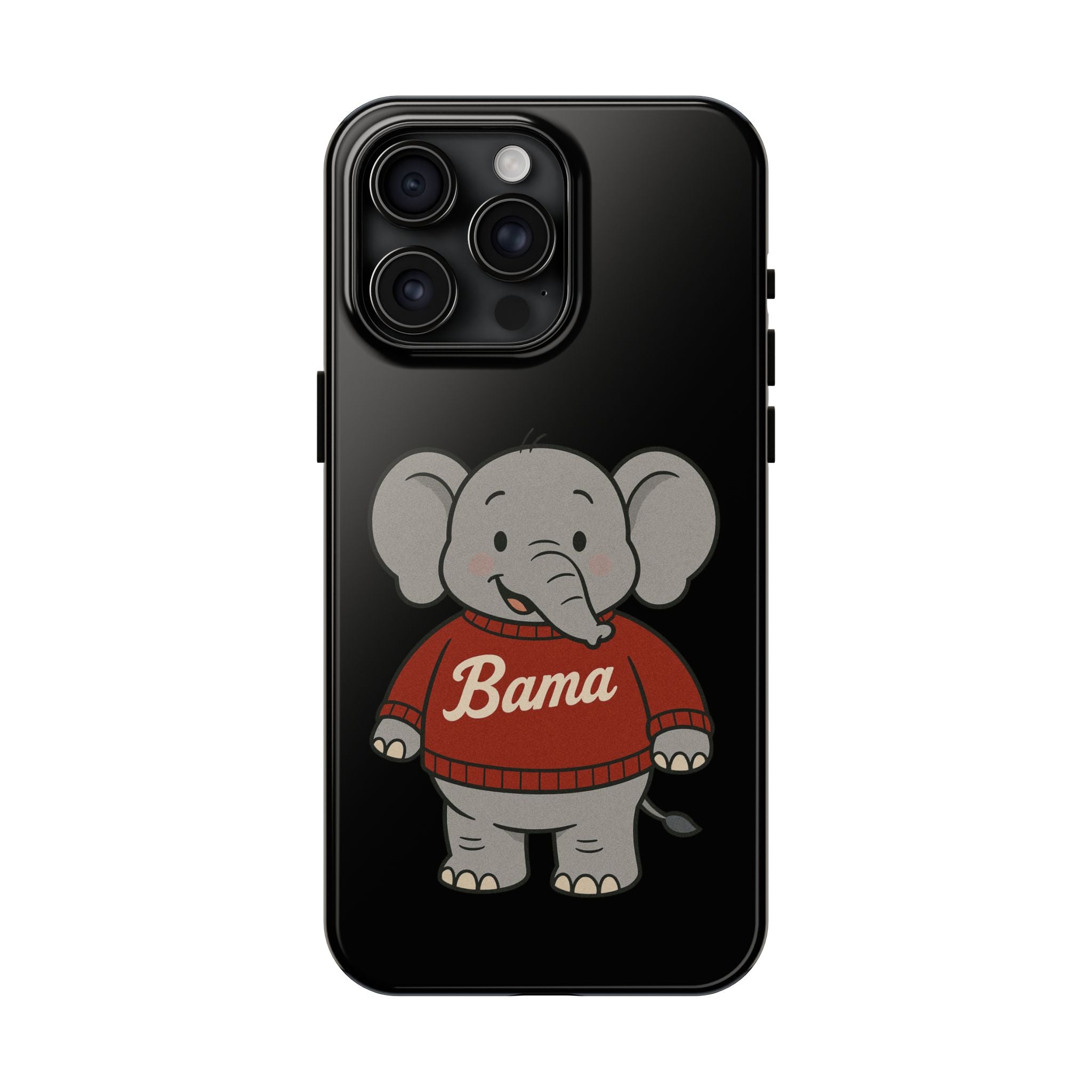 Alabama Elephant Tough Phone Case | Perfect for Alabama Fans | Gift for College Students | College Merchandise | Bama Unique Phone Cover