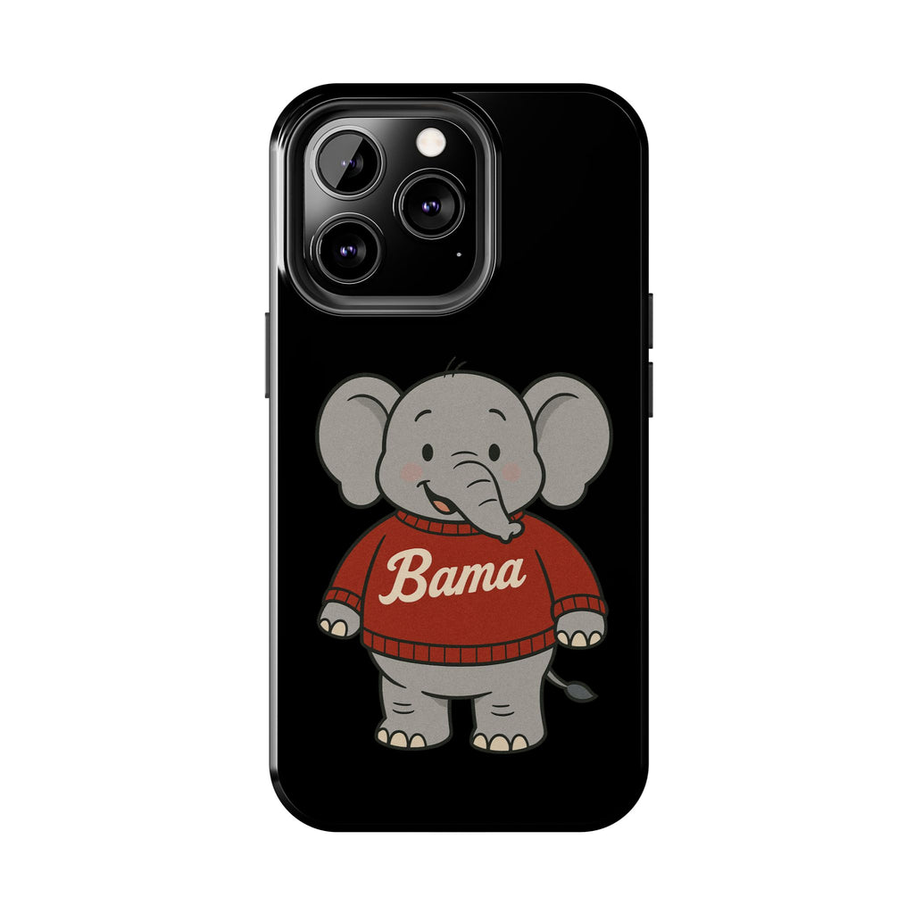 Alabama Elephant Tough Phone Case | Perfect for Alabama Fans | Gift for College Students | College Merchandise | Bama Unique Phone Cover