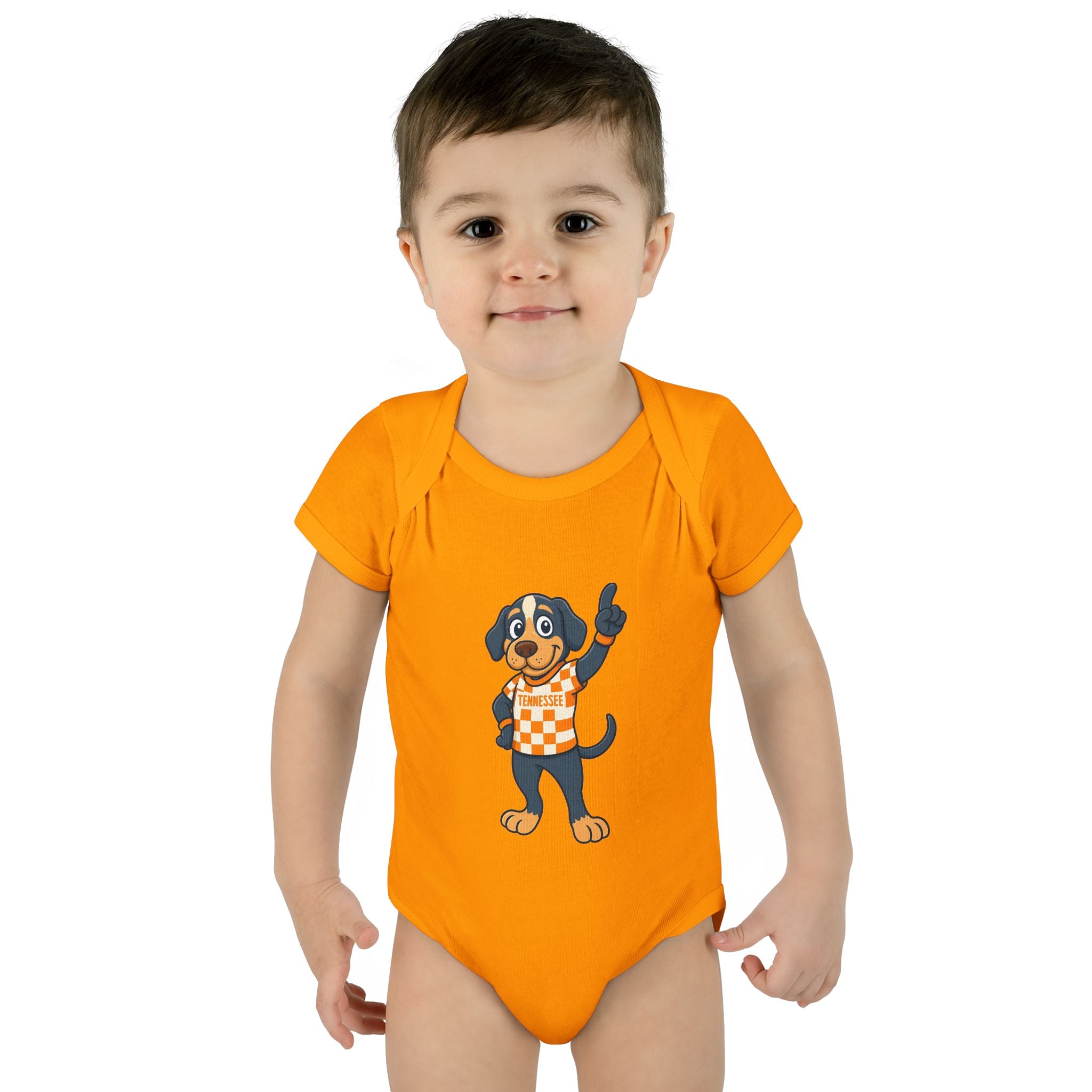 Tennessee Dog Infant Bodysuit (NB-24M) | Cute Baby Outfit | Newborn Gift | Baby Shower Gift for Tennessee Football Fan