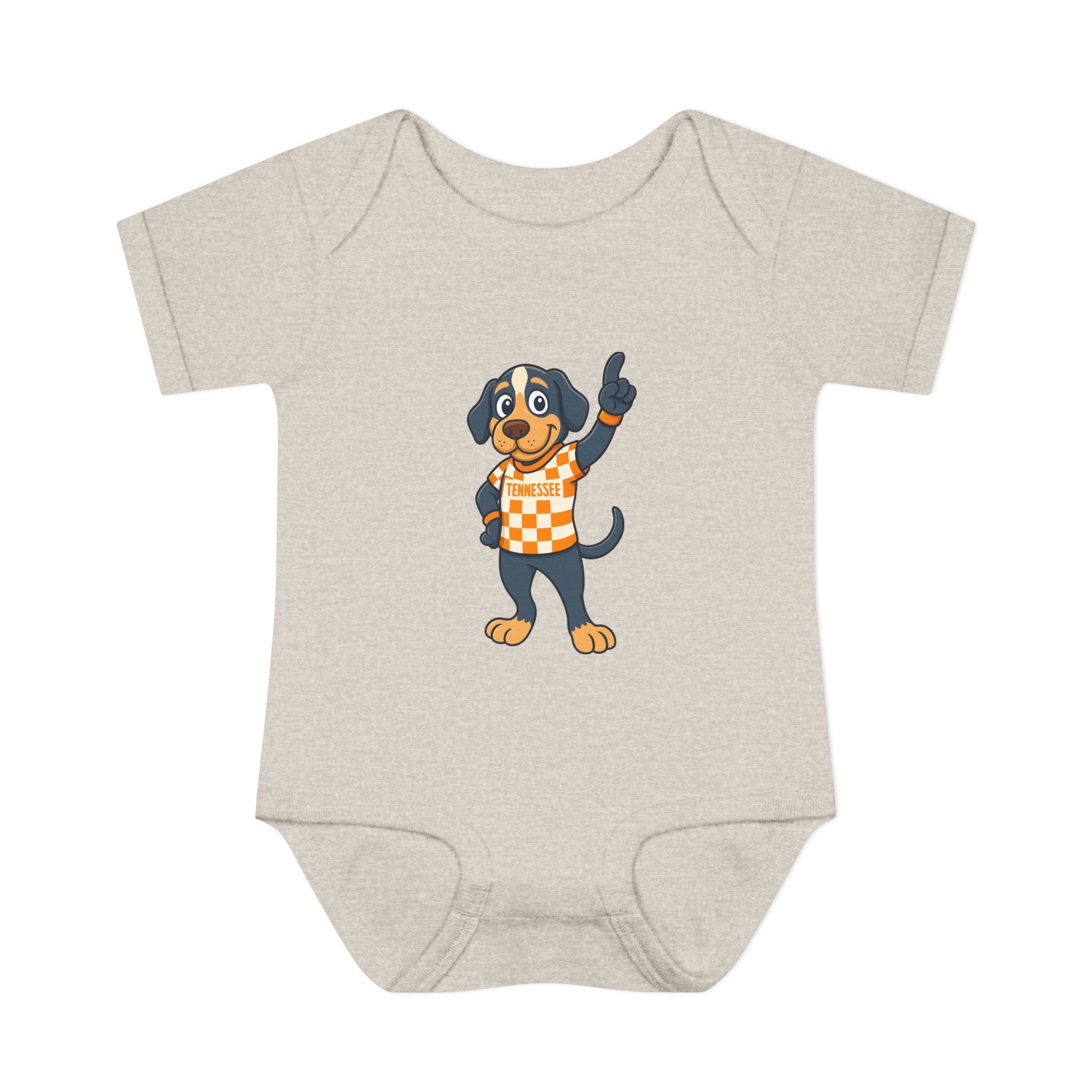 Tennessee Dog Infant Bodysuit (NB-24M) | Cute Baby Outfit | Newborn Gift | Baby Shower Gift for Tennessee Football Fan