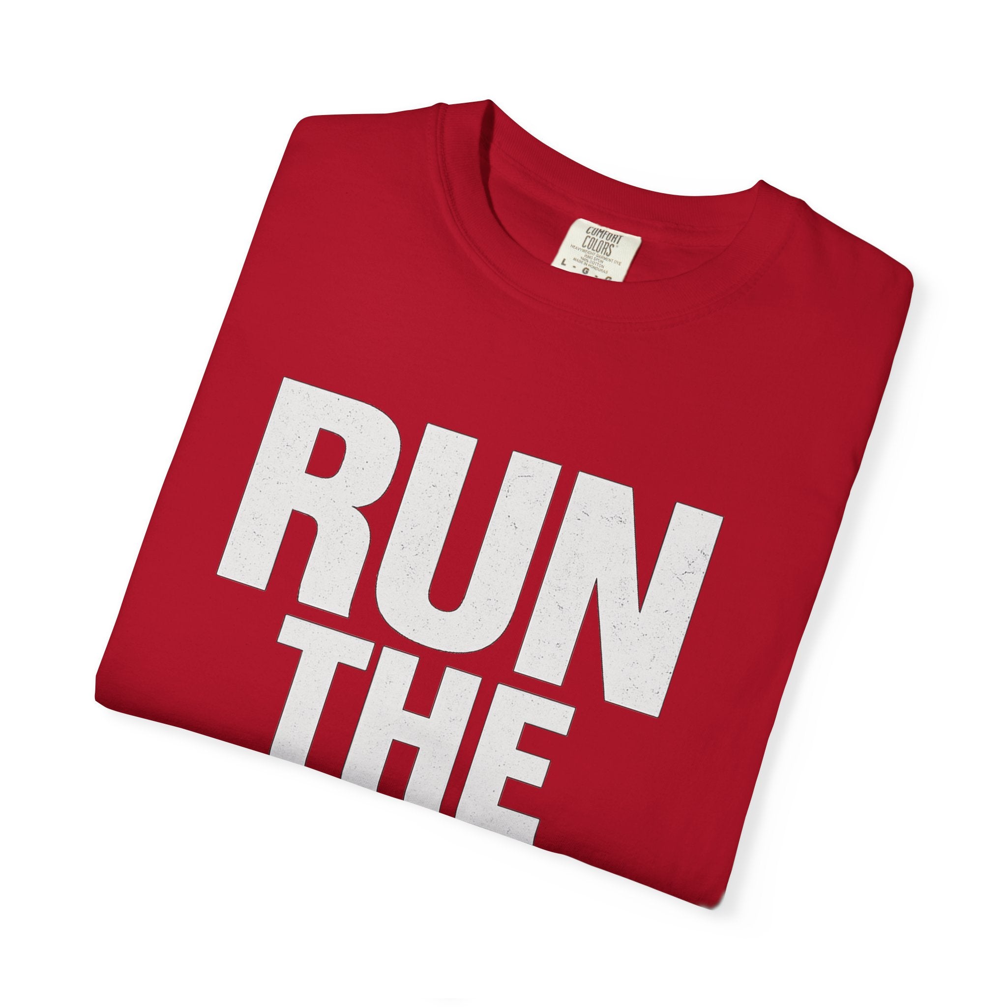 Run the Damn Ball Shirt | Funny Football Game Day T-Shirt | Offensive Line Coach Gift | Tailgate Apparel Comfort Colors