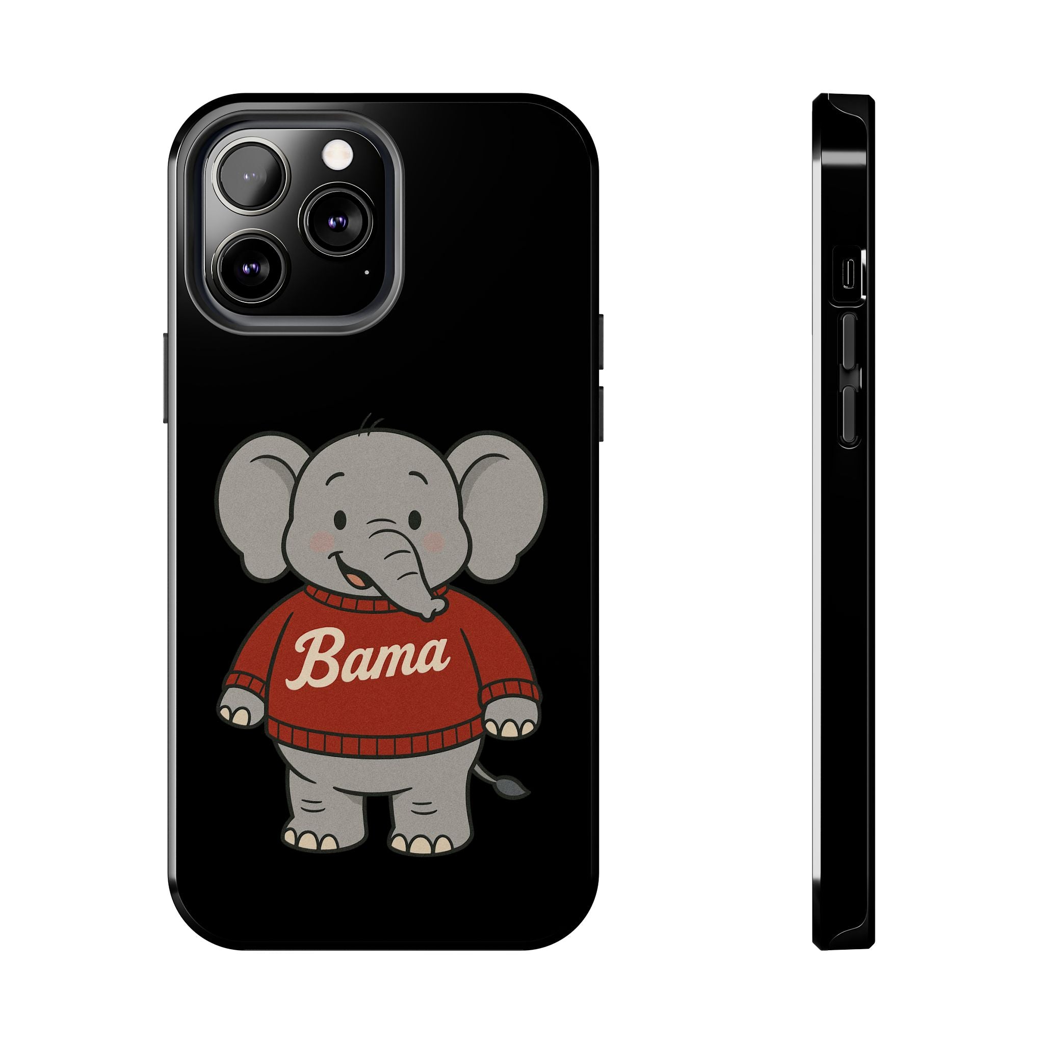 Alabama Elephant Tough Phone Case | Perfect for Alabama Fans | Gift for College Students | College Merchandise | Bama Unique Phone Cover