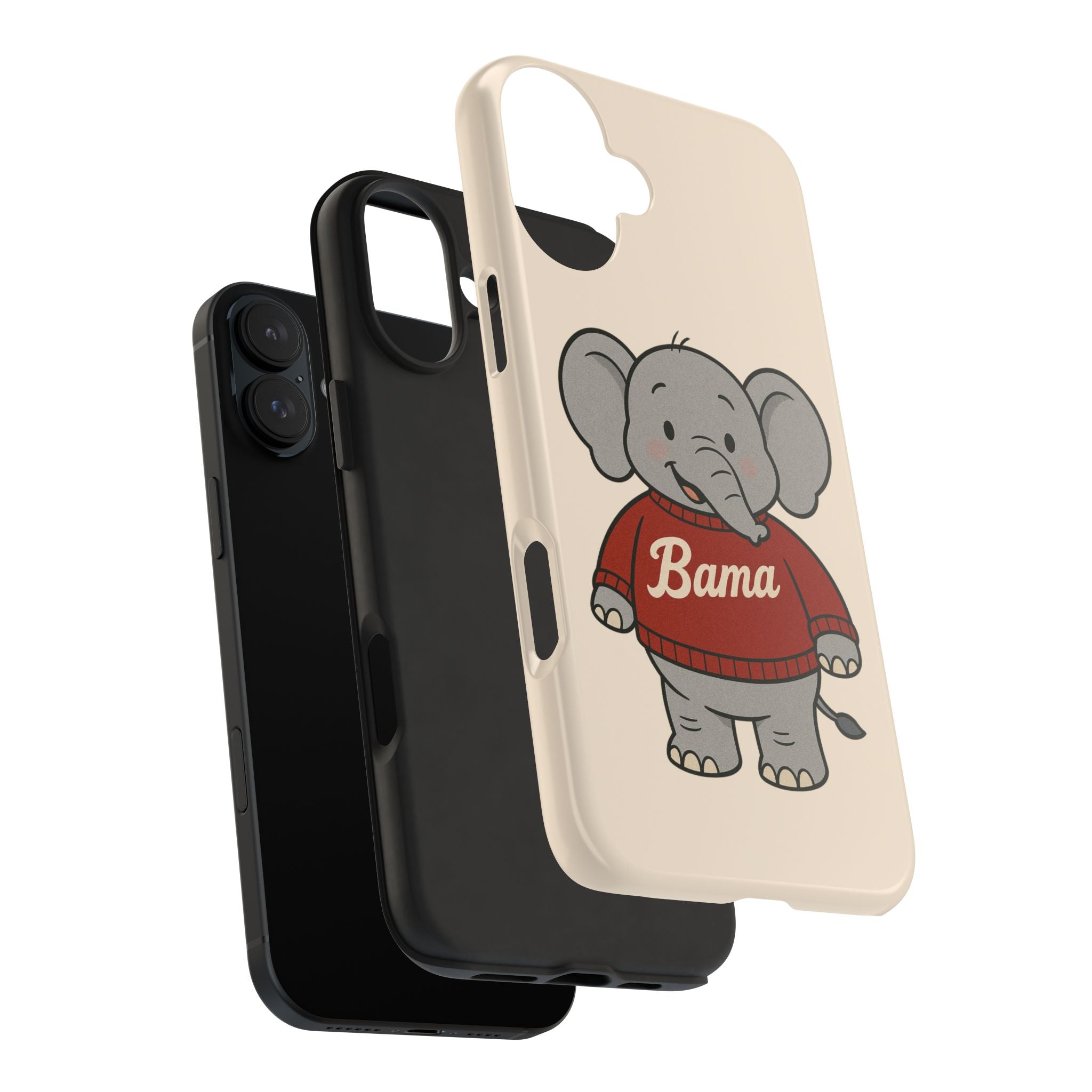 Alabama Phone Cases | Tough Bama Cases | Cute Animal Cases | Gifts for Students | Birthday Phone Accessories