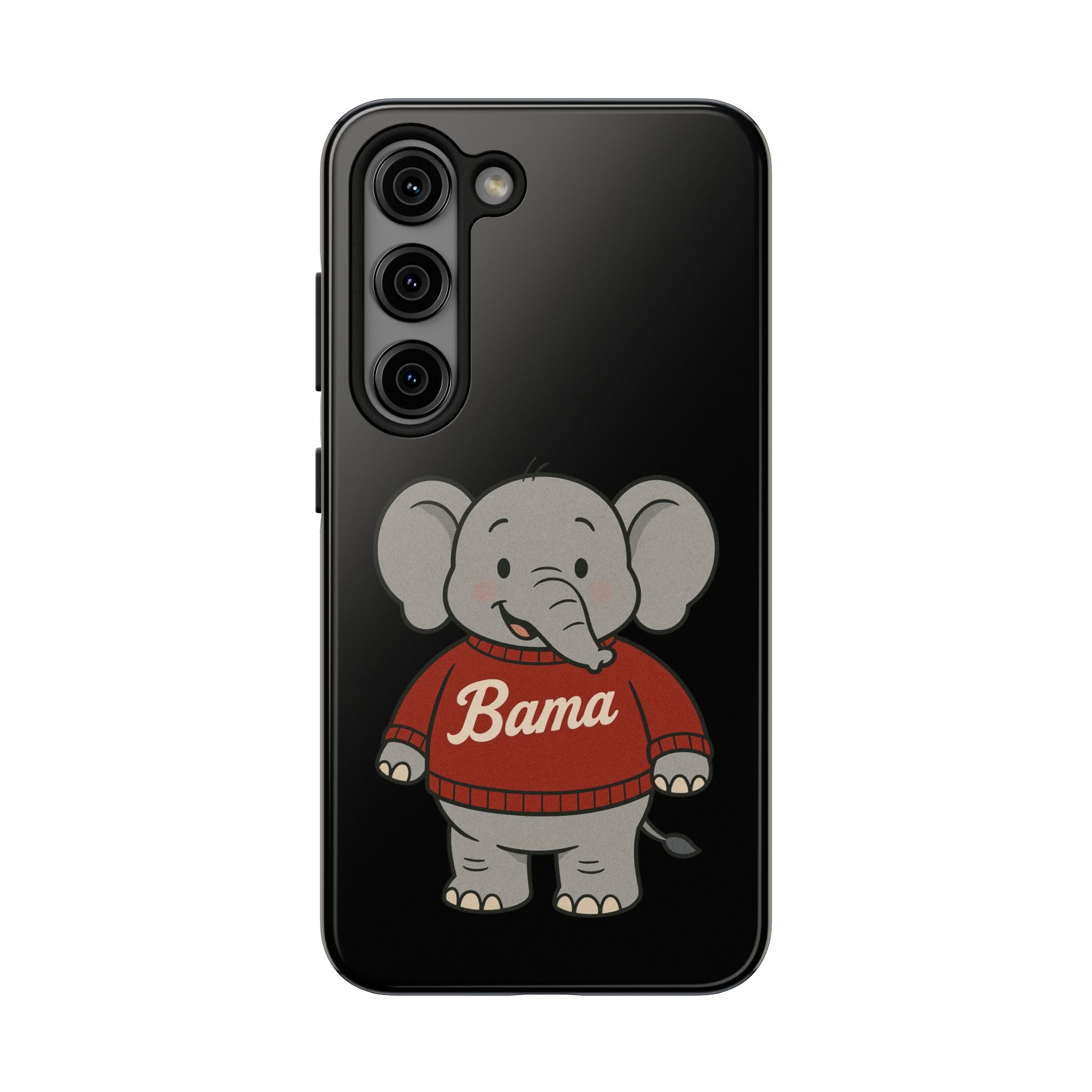 Alabama Elephant Tough Phone Case | Perfect for Alabama Fans | Gift for College Students | College Merchandise | Bama Unique Phone Cover