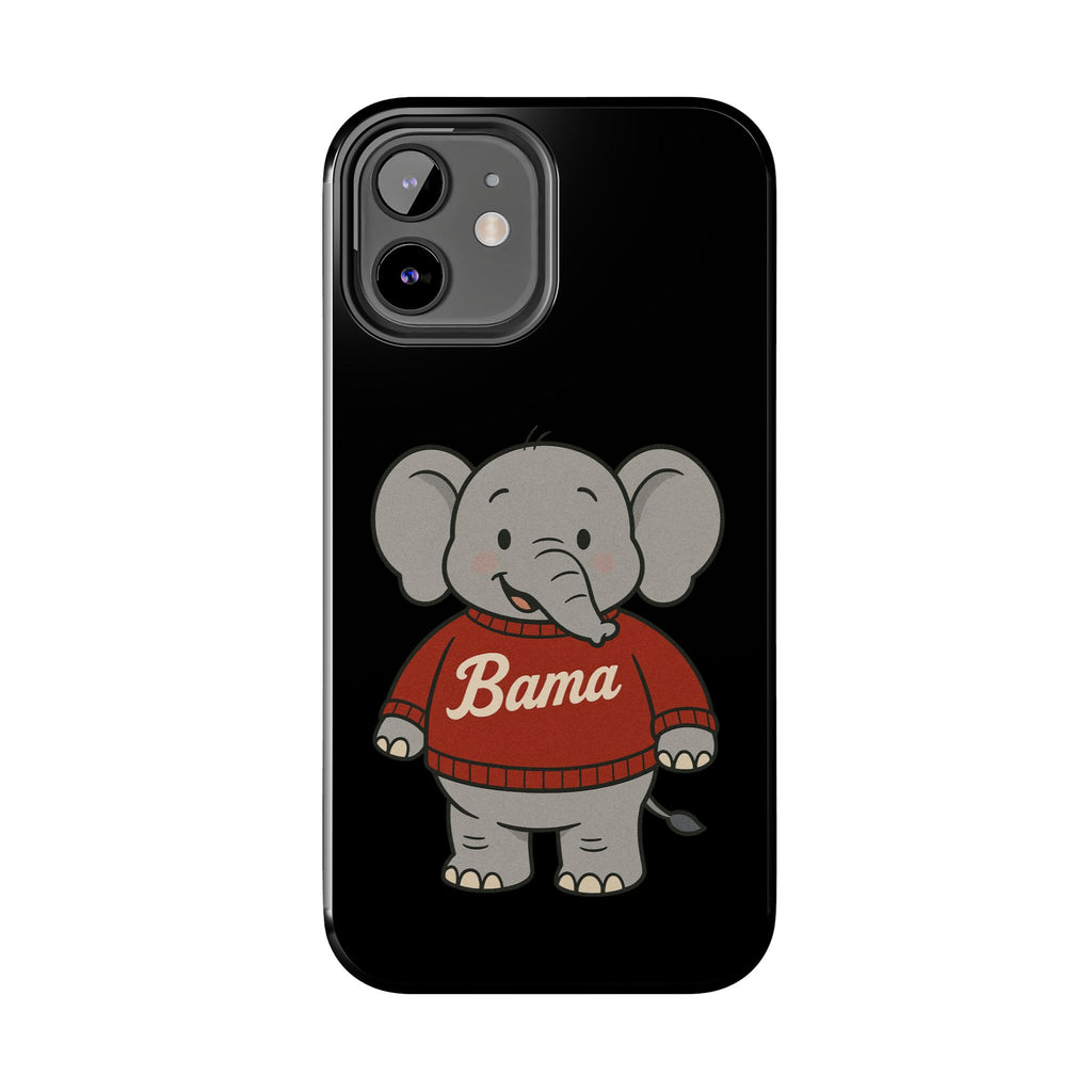 Alabama Elephant Tough Phone Case | Perfect for Alabama Fans | Gift for College Students | College Merchandise | Bama Unique Phone Cover