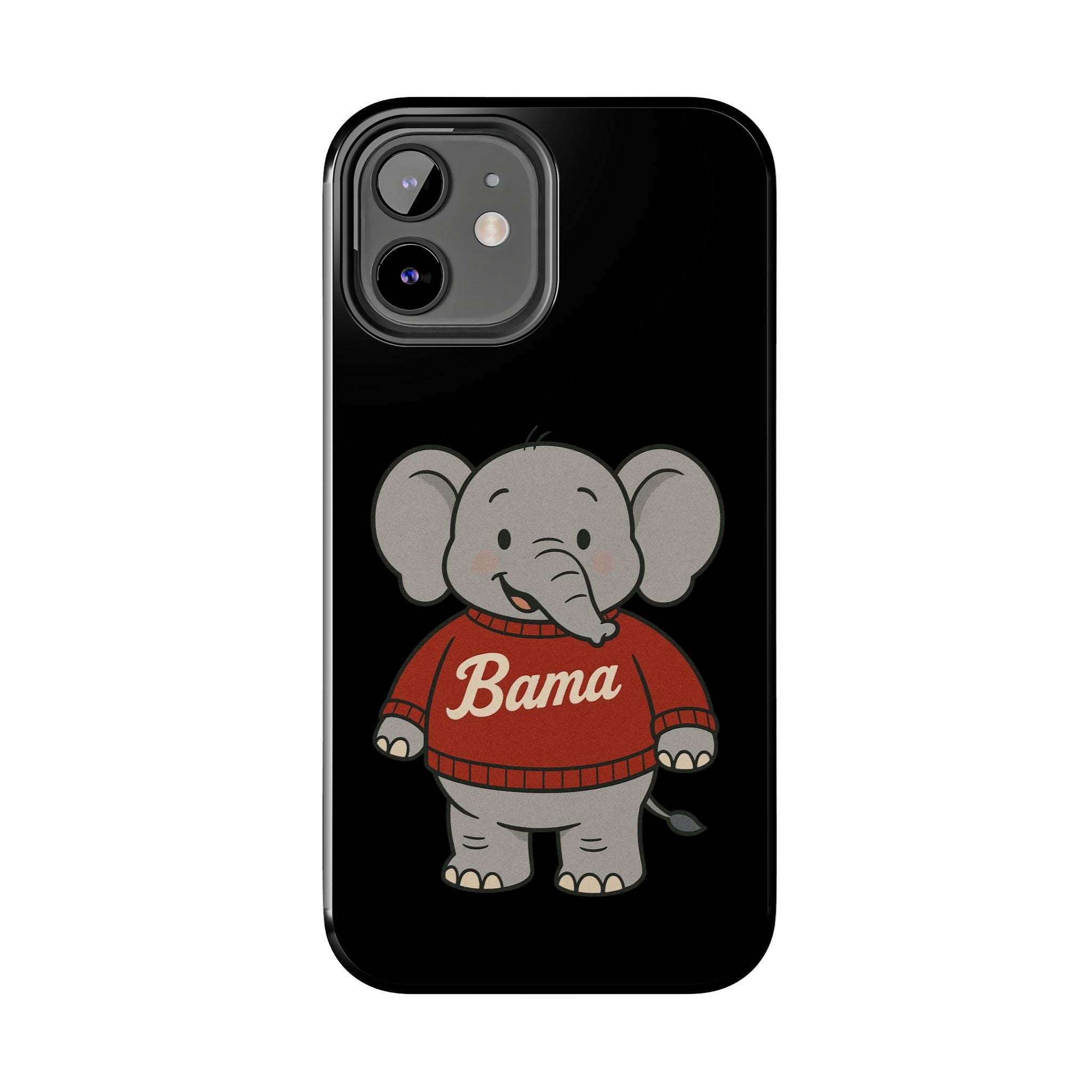 Alabama Elephant Tough Phone Case | Perfect for Alabama Fans | Gift for College Students | College Merchandise | Bama Unique Phone Cover