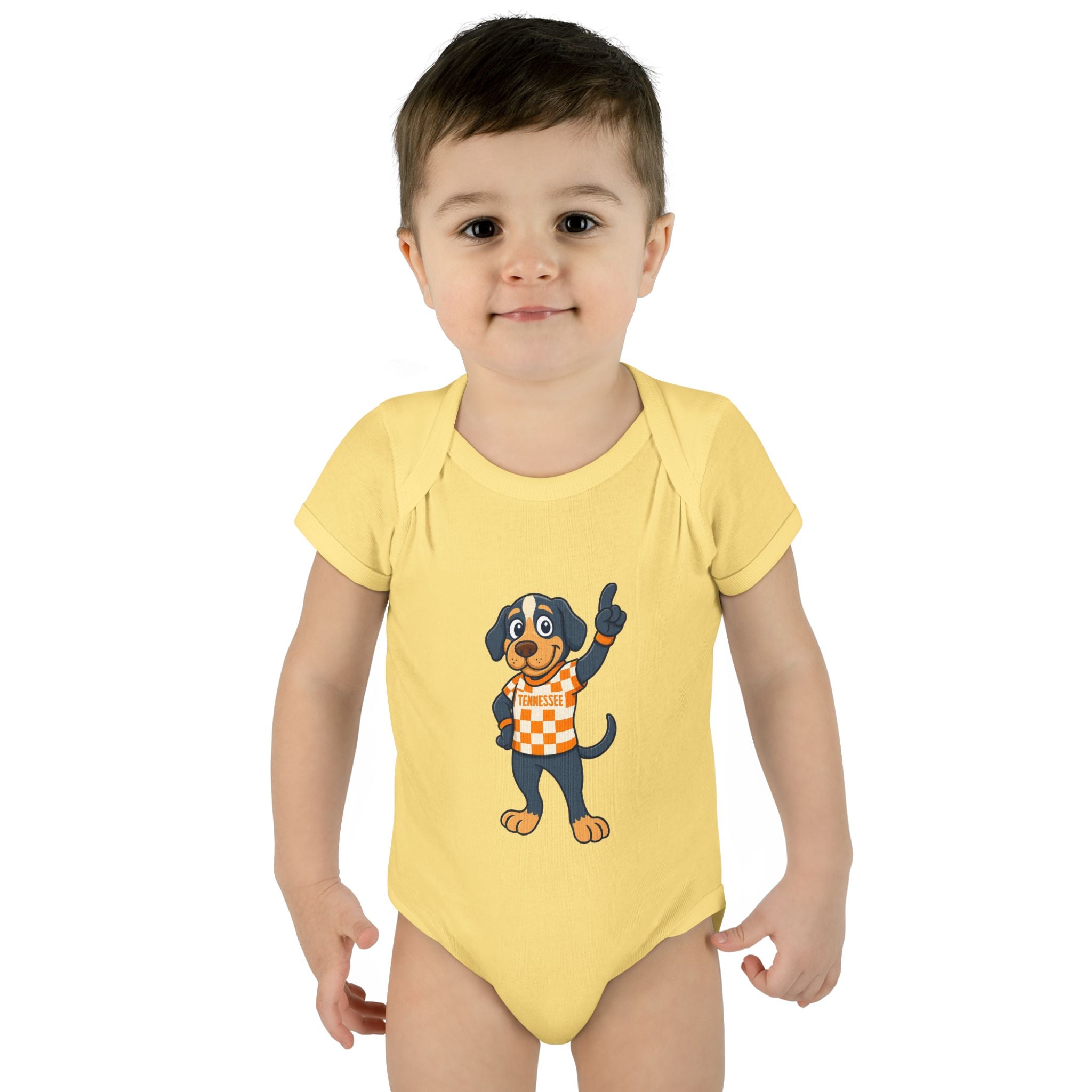 Tennessee Dog Infant Bodysuit (NB-24M) | Cute Baby Outfit | Newborn Gift | Baby Shower Gift for Tennessee Football Fan