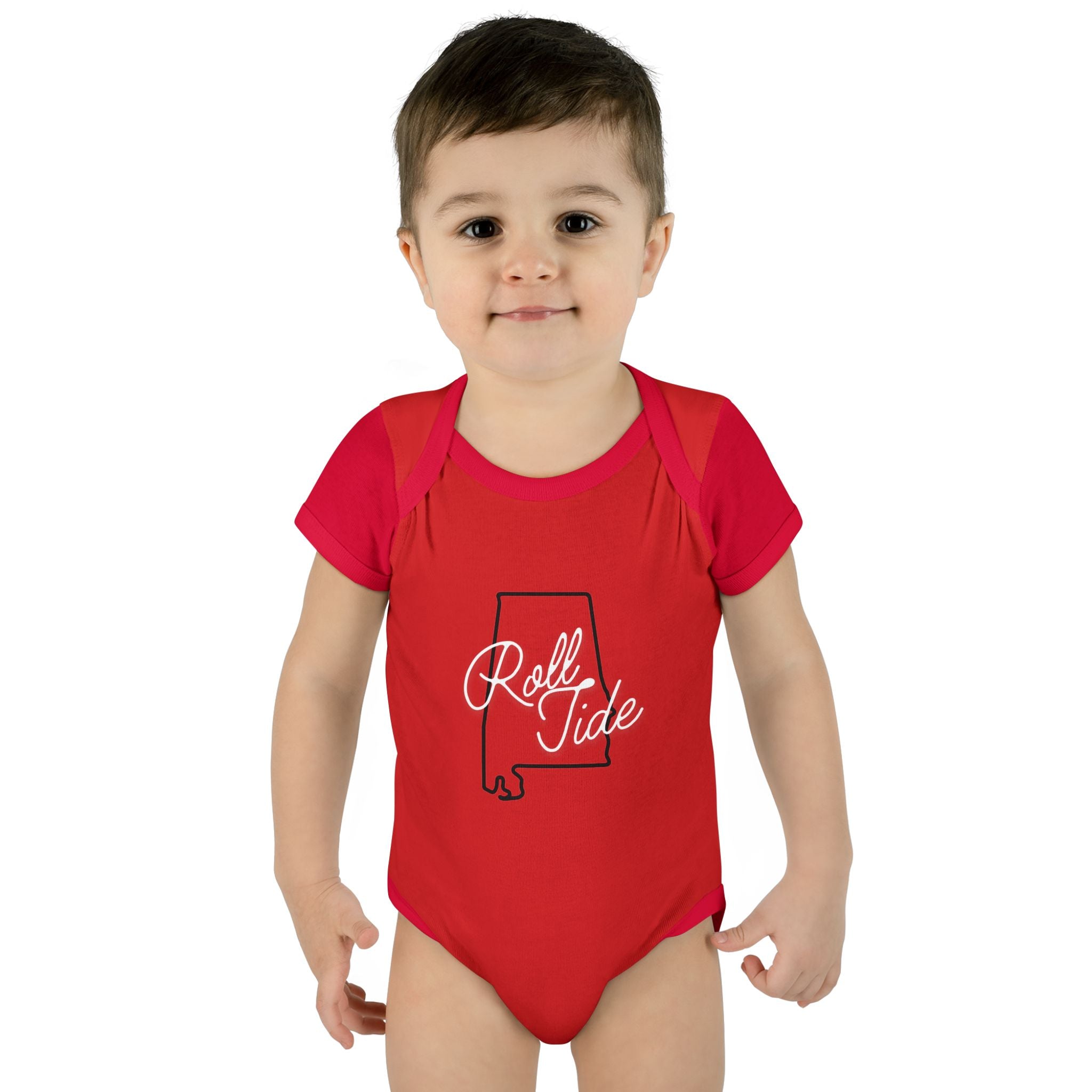 Adorable Alabama Baby Bodysuit (NB-24M)| Cute Infant Outfit for Newborns | Perfect Tide Gift for Baby Showers | Tide Baby Clothes