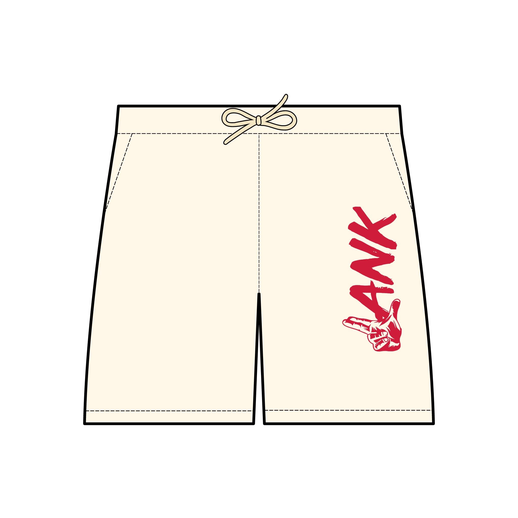 LANK Unisex Lightweight Fleece Sweat Shorts | Casual Summer Attire | Beachwear for Alabama | Vacation Essentials | Lounge Shorts