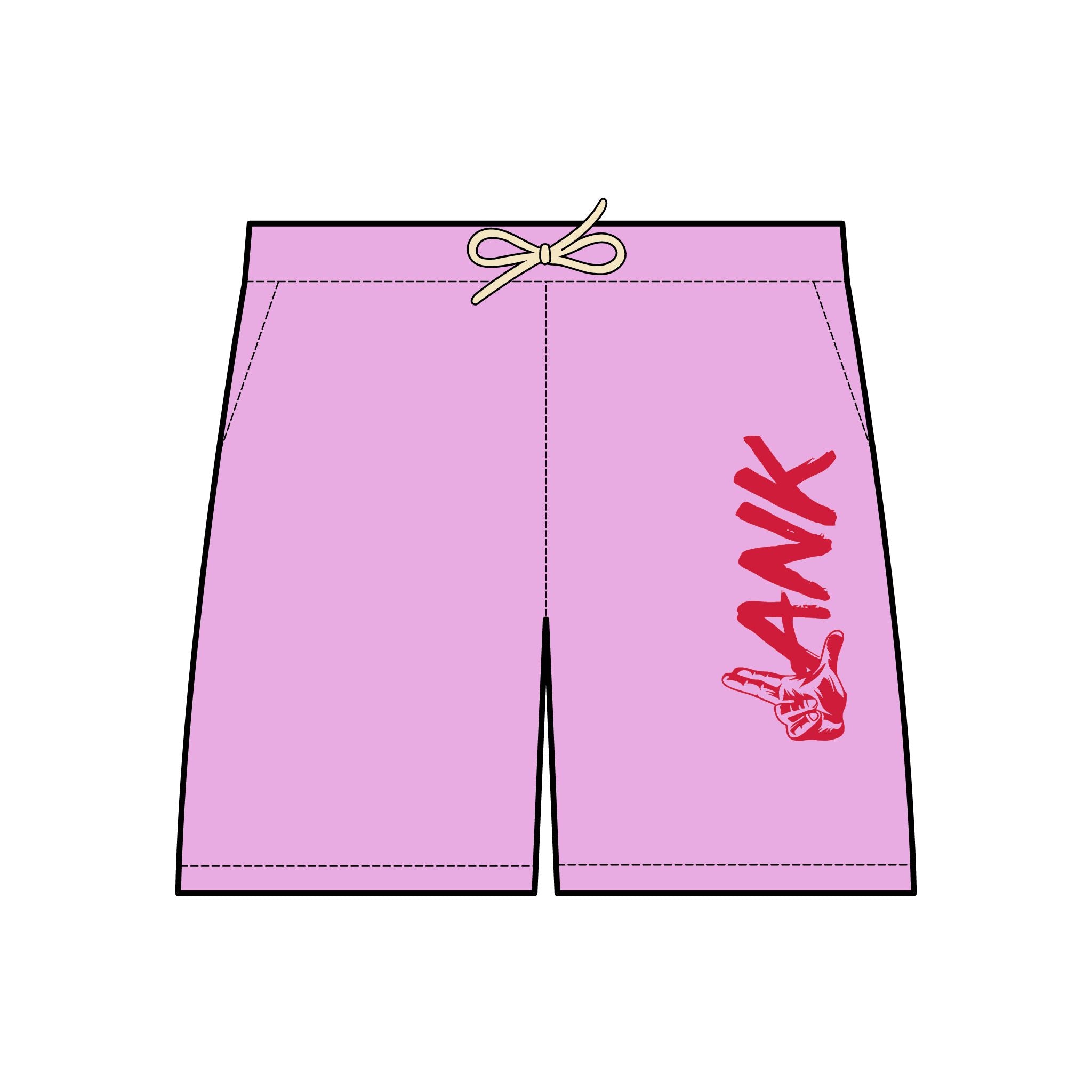 LANK Unisex Lightweight Fleece Sweat Shorts | Casual Summer Attire | Beachwear for Alabama | Vacation Essentials | Lounge Shorts