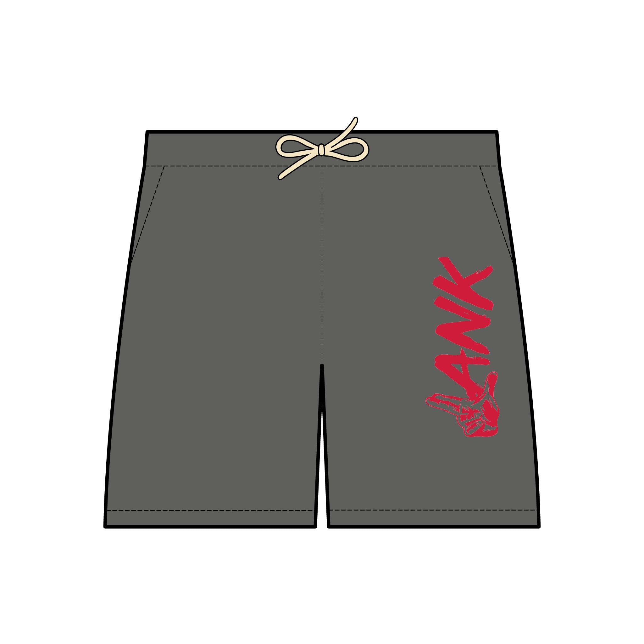 LANK Unisex Lightweight Fleece Sweat Shorts | Casual Summer Attire | Beachwear for Alabama | Vacation Essentials | Lounge Shorts