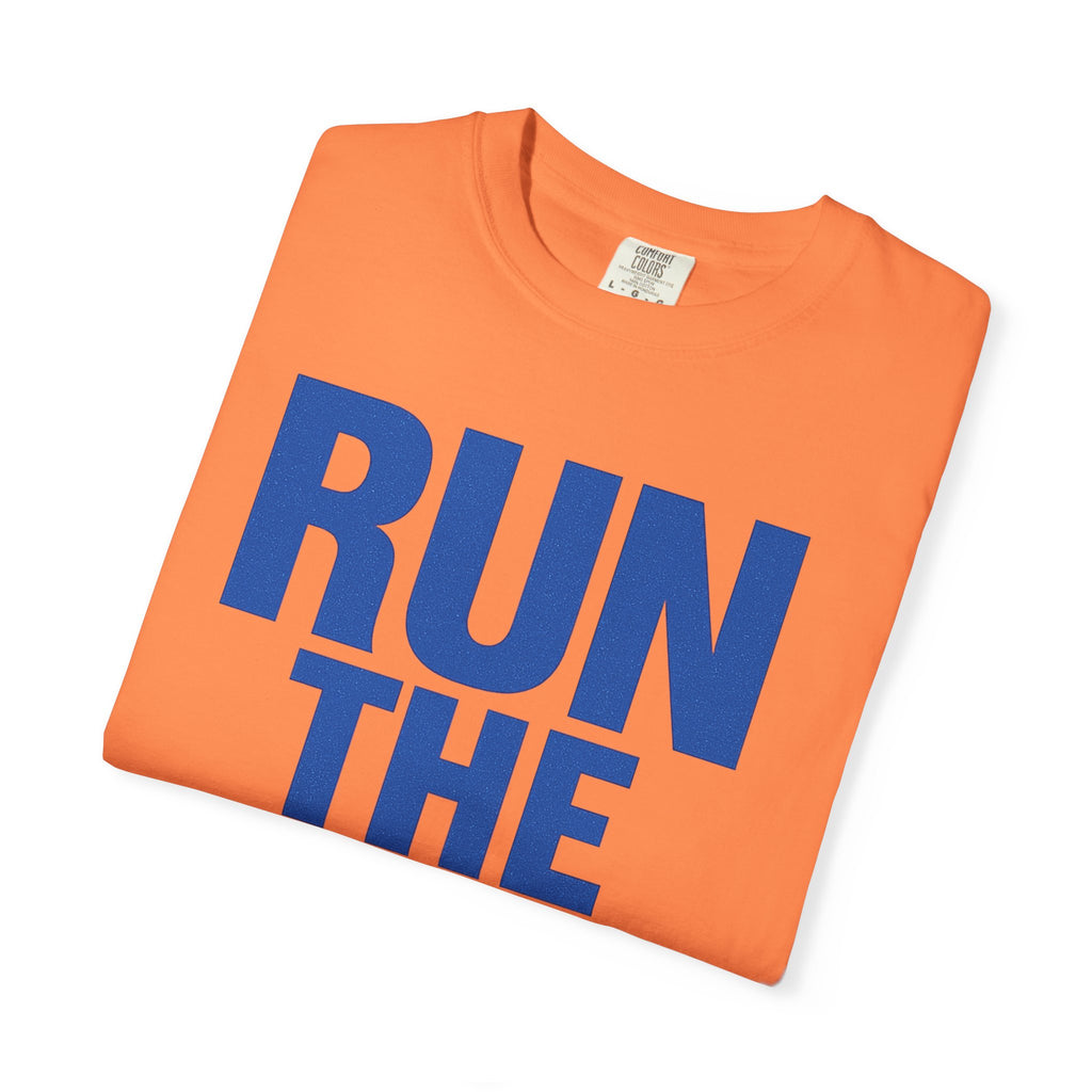 Run the Damn Ball Shirt | Funny Football Game Day T-Shirt | Offensive Line Coach Gift | Tailgate Apparel Comfort Colors