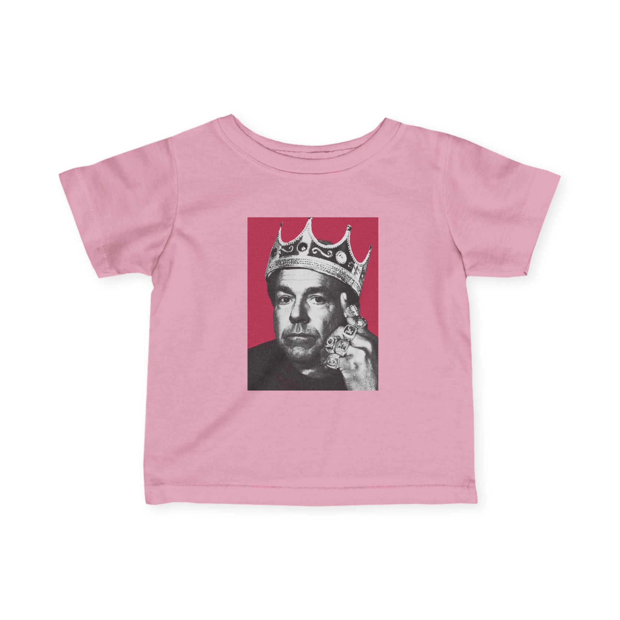 King Saban Toddler Shirt for Little Toddlers and Babies (6M - 24M) | Alabama Football T-Shirt for Kids