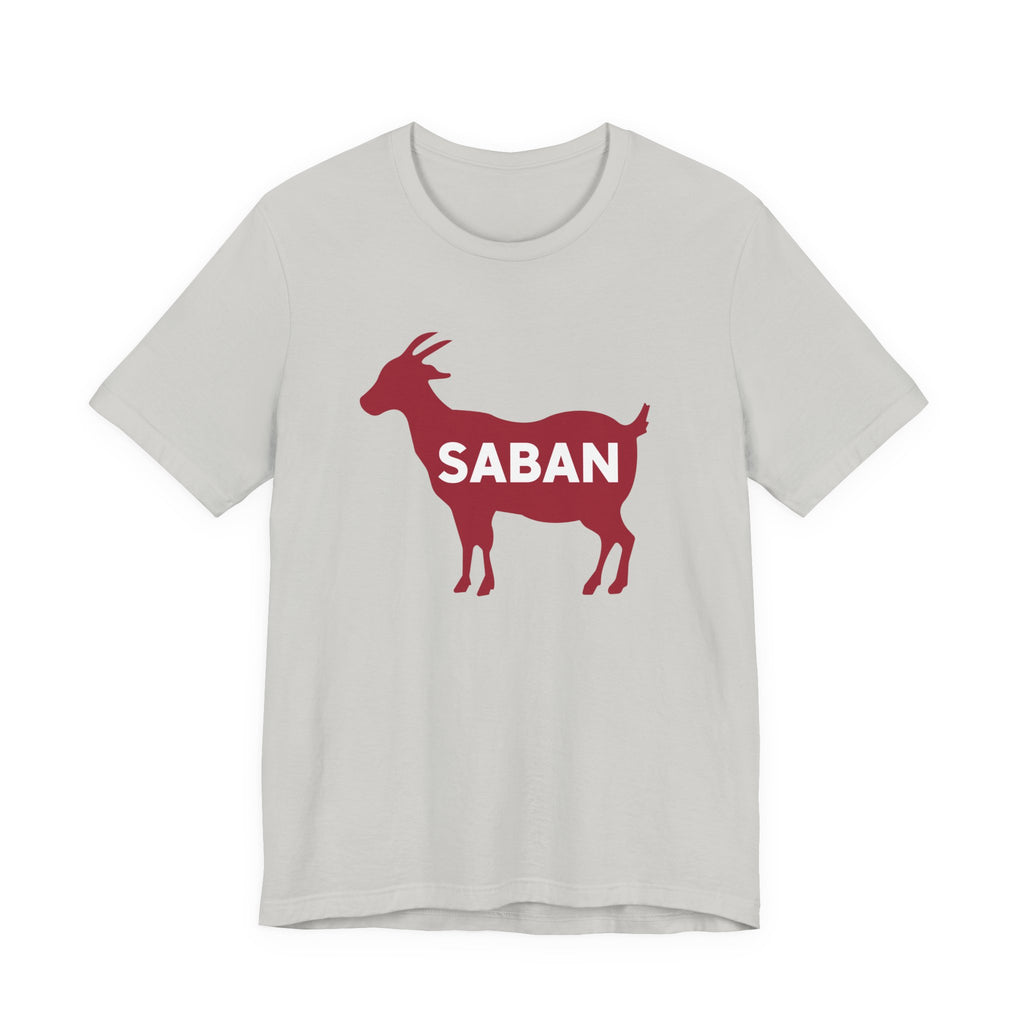 Saban Goat Unisex Jersey Tee, Casual Wear, Gift for Animal Lovers, Farm-Themed Fashion, Birthday or Holiday Gift