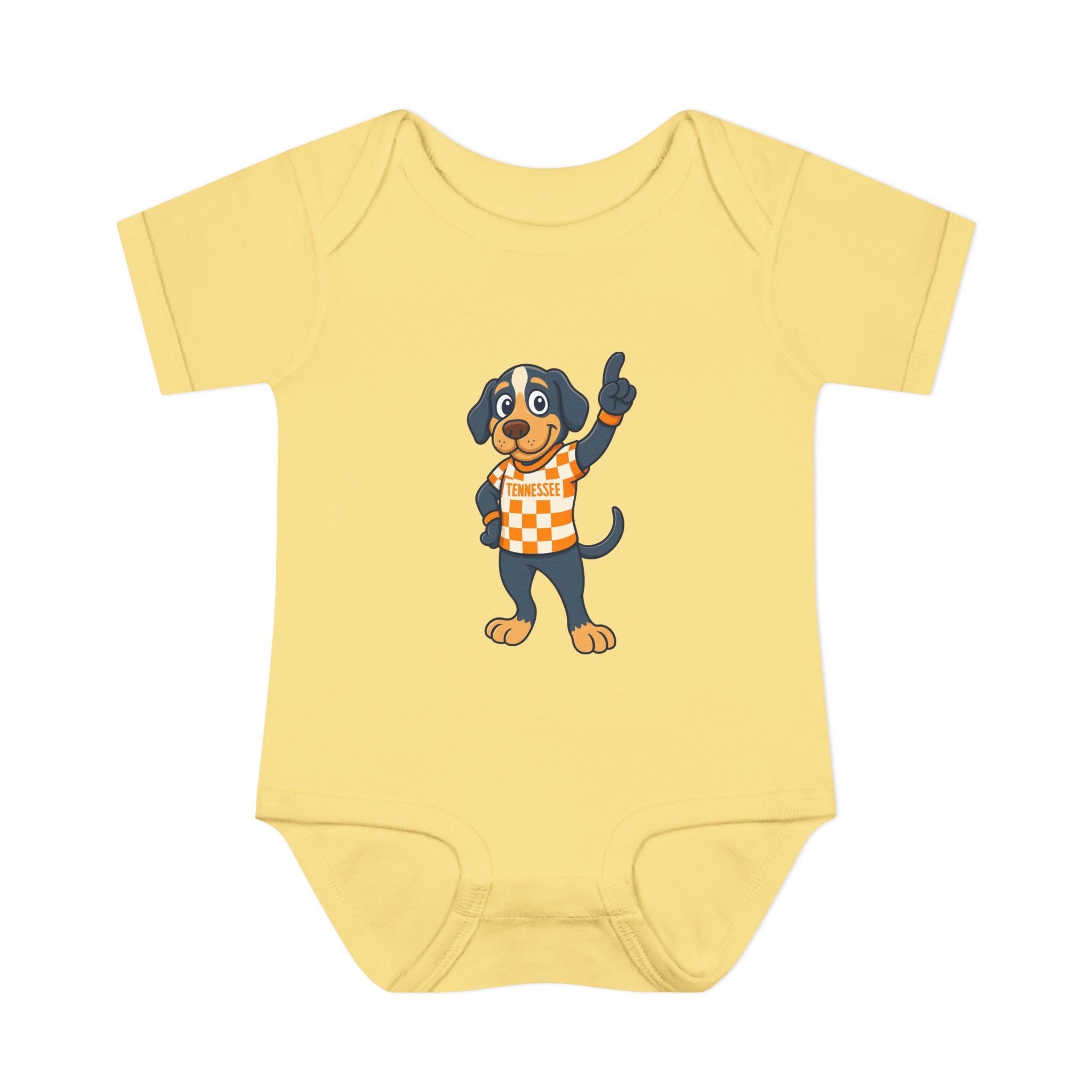 Tennessee Dog Infant Bodysuit (NB-24M) | Cute Baby Outfit | Newborn Gift | Baby Shower Gift for Tennessee Football Fan