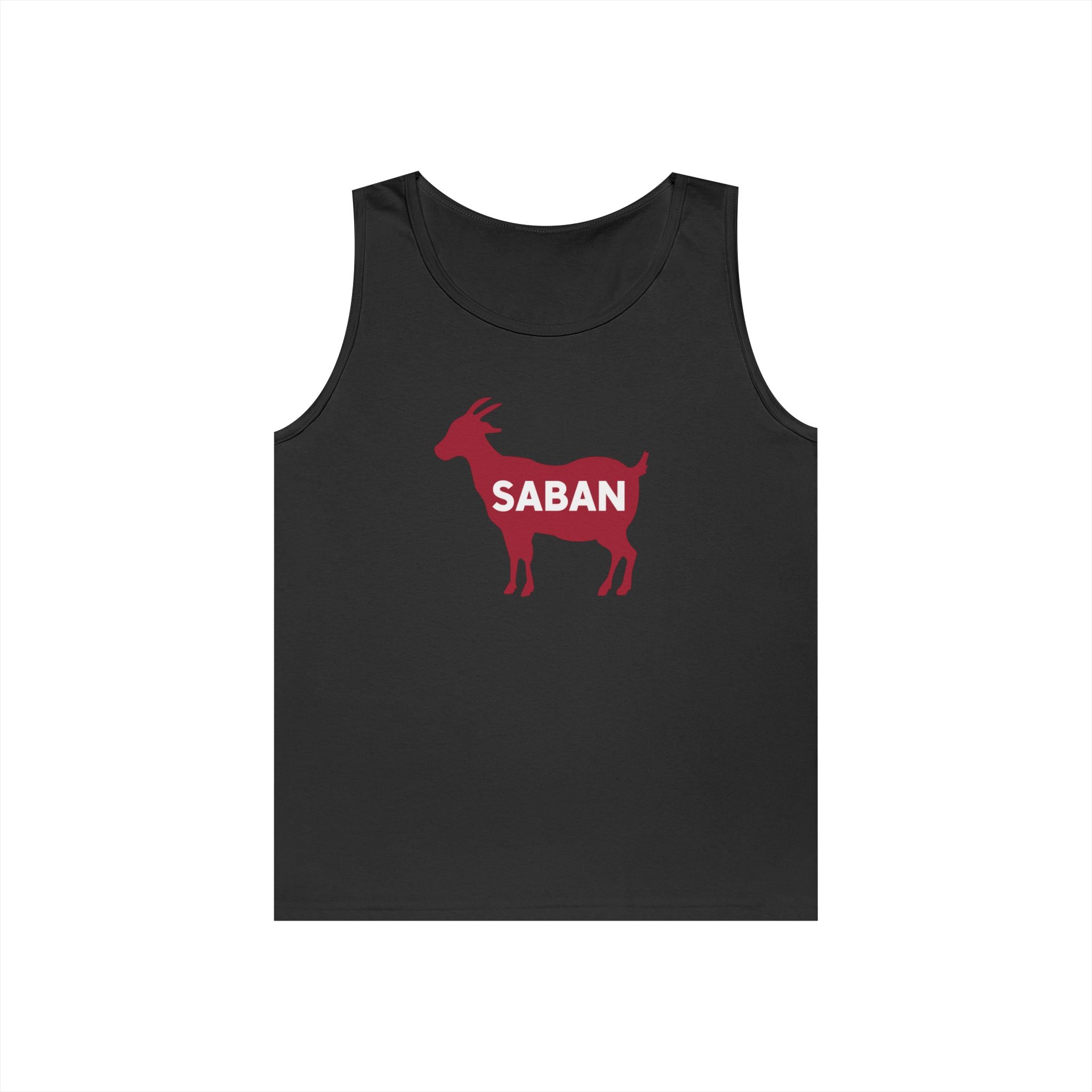 Saban Goat Unisex Cotton Tank Top | Casual Alabama Football Wear | Gifts for Bama Lovers
