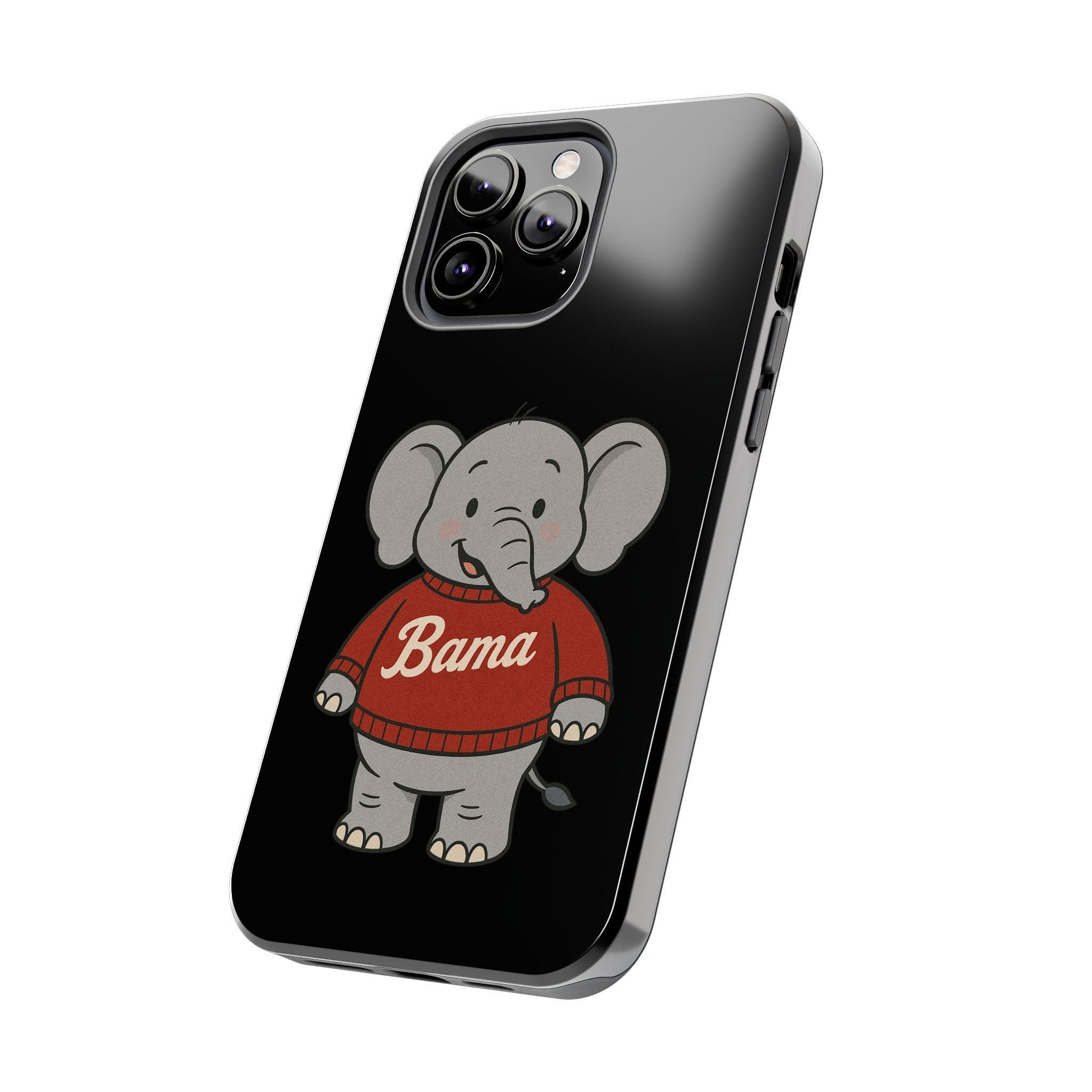 Alabama Elephant Tough Phone Case | Perfect for Alabama Fans | Gift for College Students | College Merchandise | Bama Unique Phone Cover