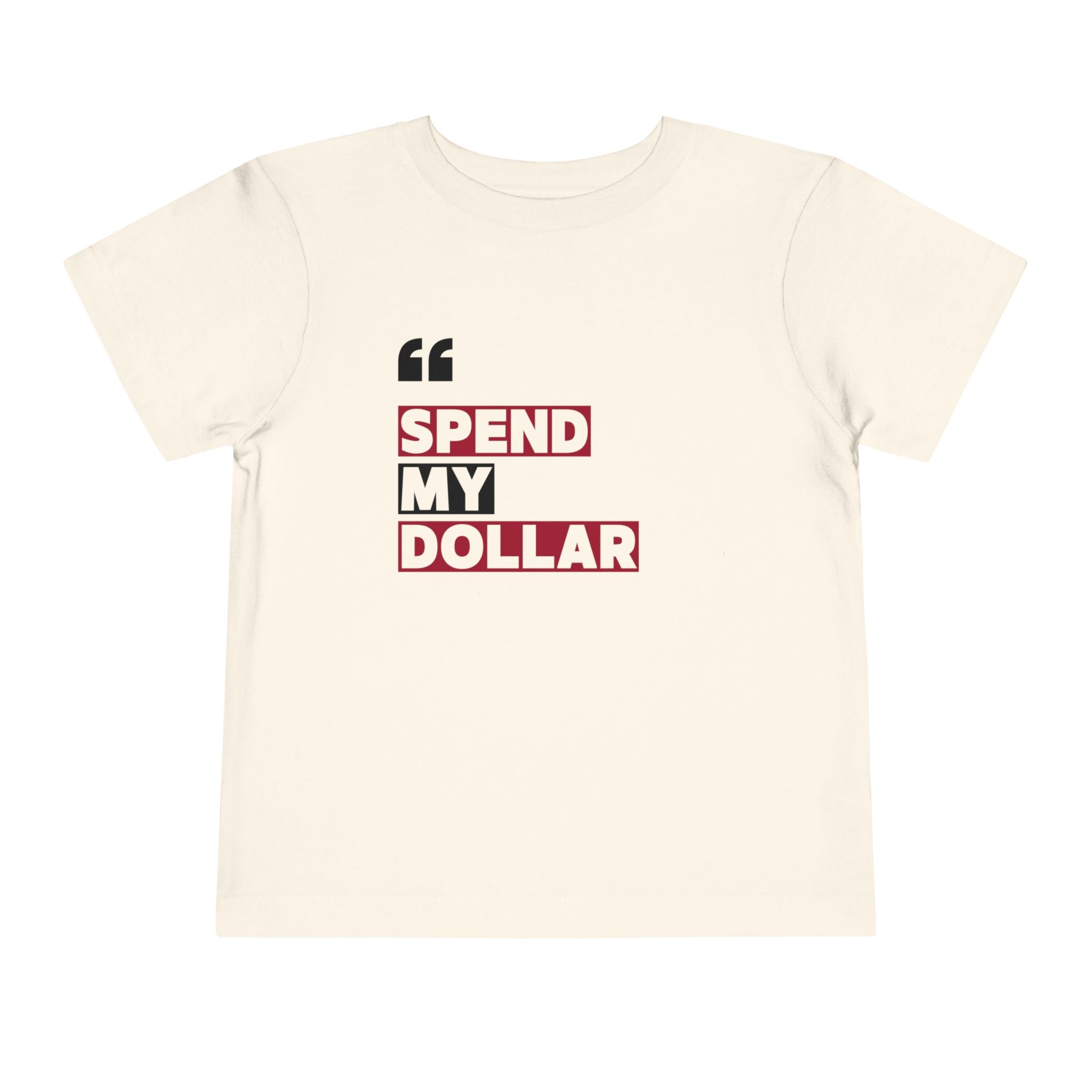 Alabama Toddler Spend My Dollar Short Sleeve Tee (2T-5T) |  Tuscaloosa T-Shirt  | Cute Gift for Kids