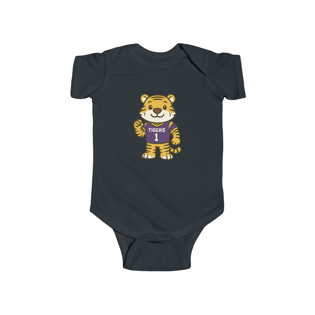 Tigers Baby Bodysuit  (NB-24M) | Louisiana Football Infant Jersey Onesie | Geaux Football Baby Shower Gift | Toddler Apparel