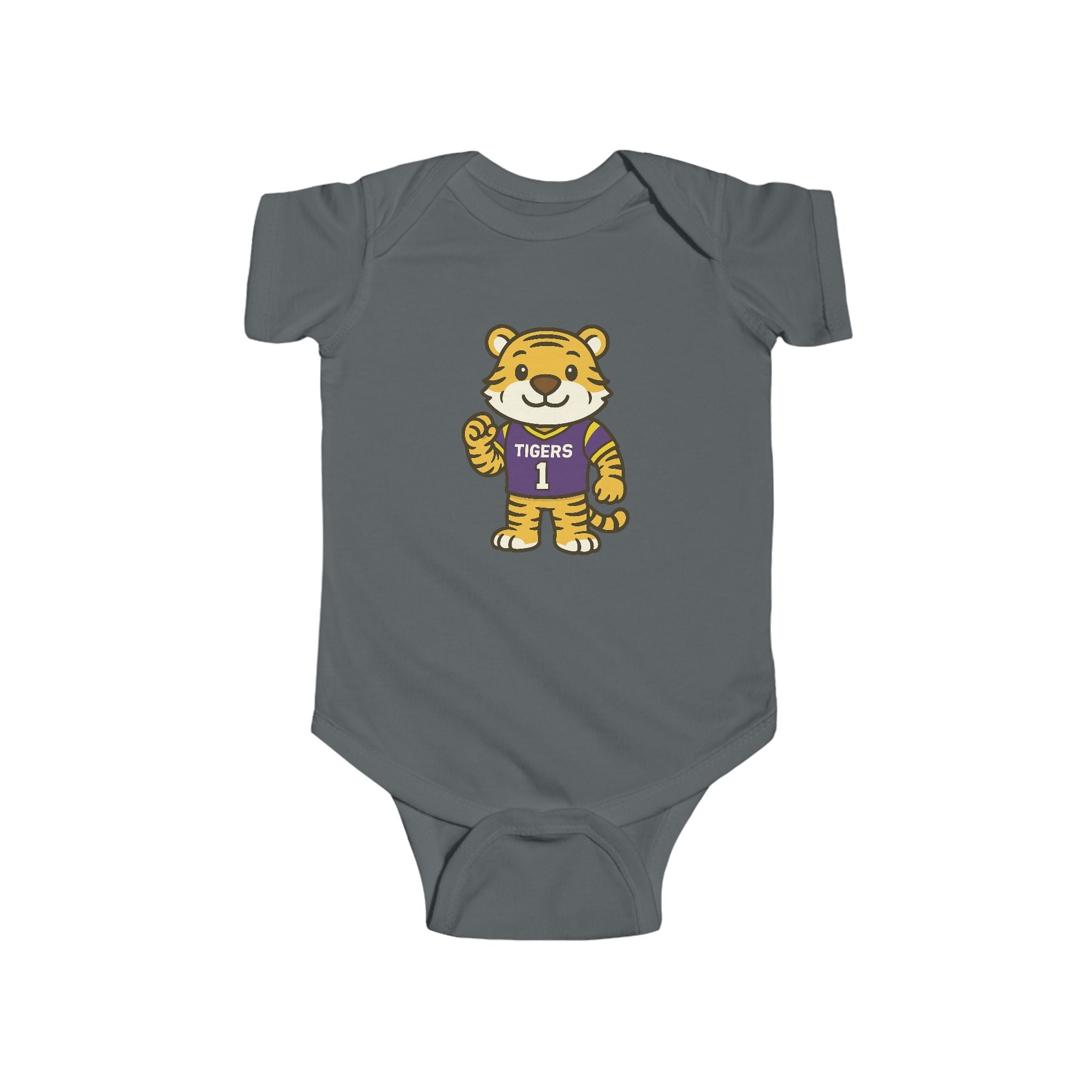Tigers Baby Bodysuit  (NB-24M) | Louisiana Football Infant Jersey Onesie | Geaux Football Baby Shower Gift | Toddler Apparel