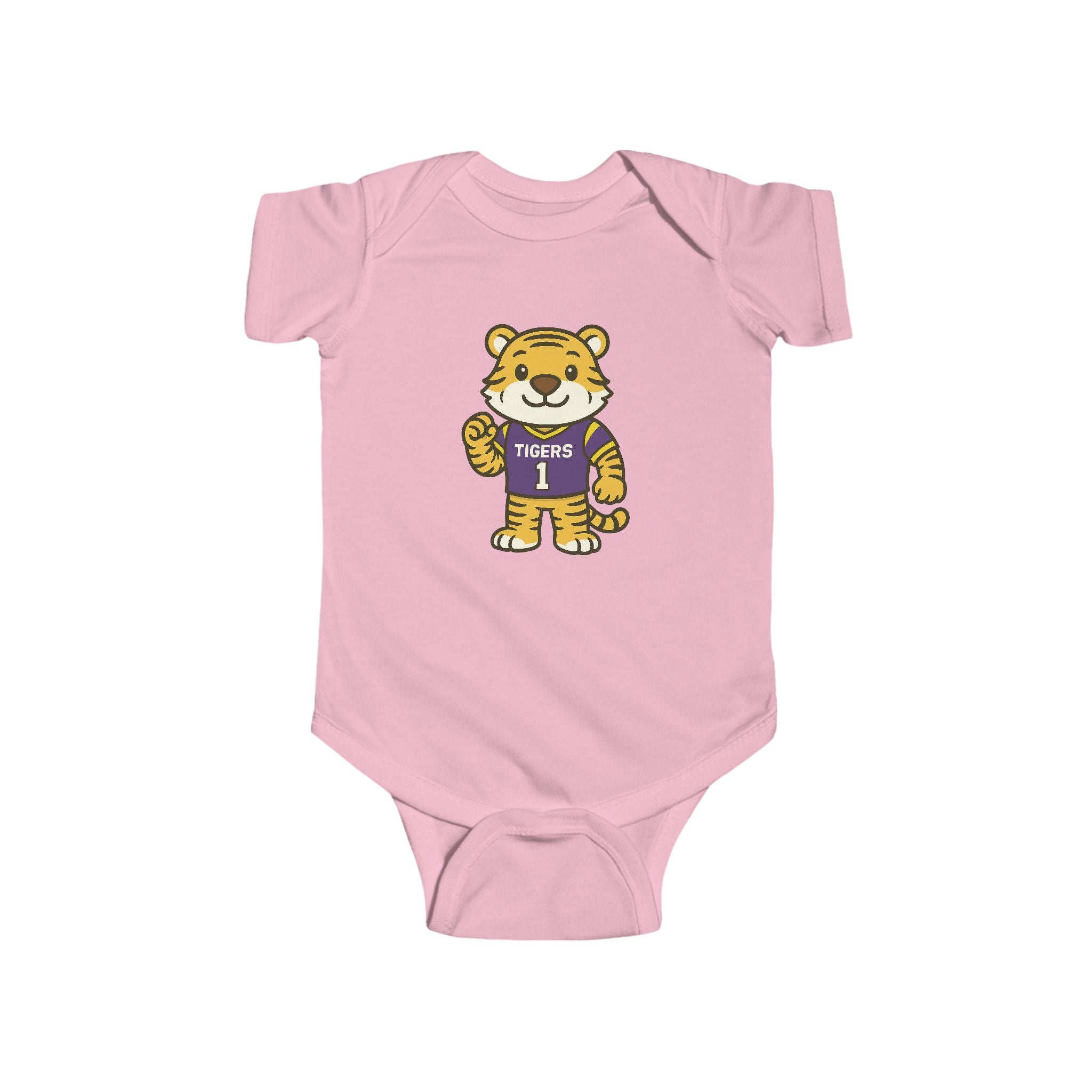 Tigers Baby Bodysuit  (NB-24M) | Louisiana Football Infant Jersey Onesie | Geaux Football Baby Shower Gift | Toddler Apparel